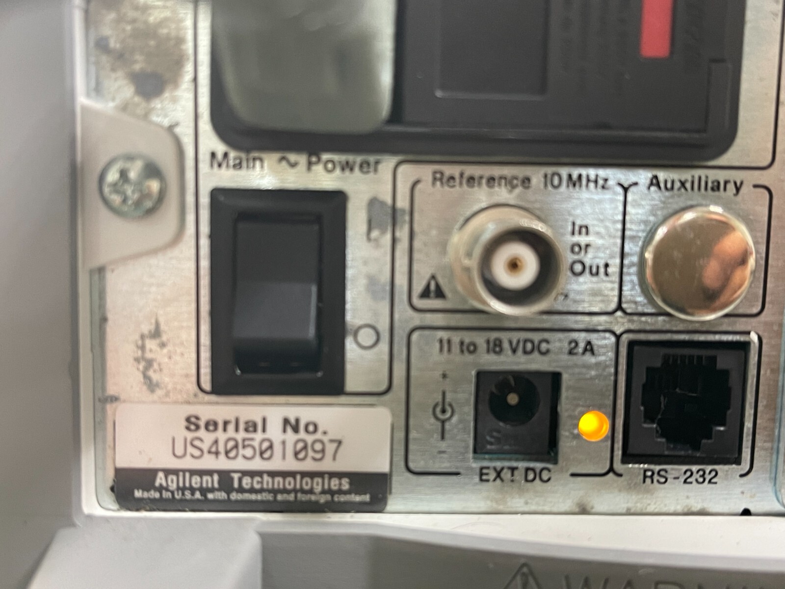 Agilent Keysight 53150A 10Hz-20GHz CW Microwave Frequency Counter _1097