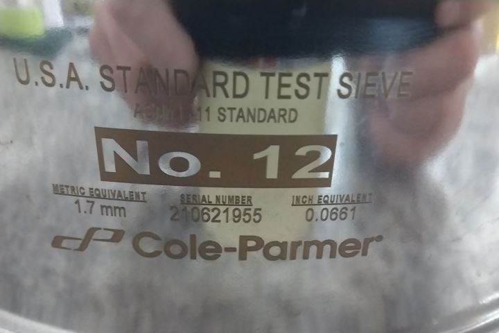Brand Name 59994-02 12 In Outside Diameter Testing Sieve