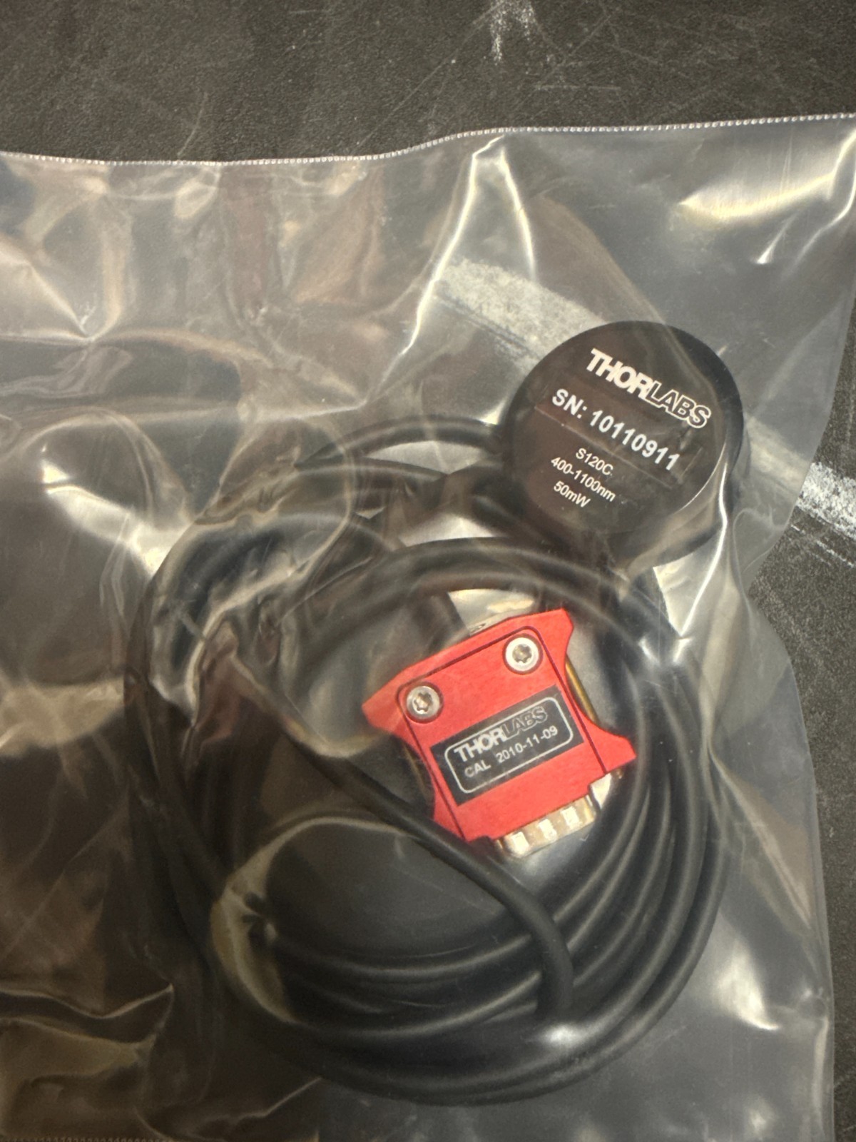Thorlabs S120C Silicon Photodiode Power Sensor 400-1100nm 50mW