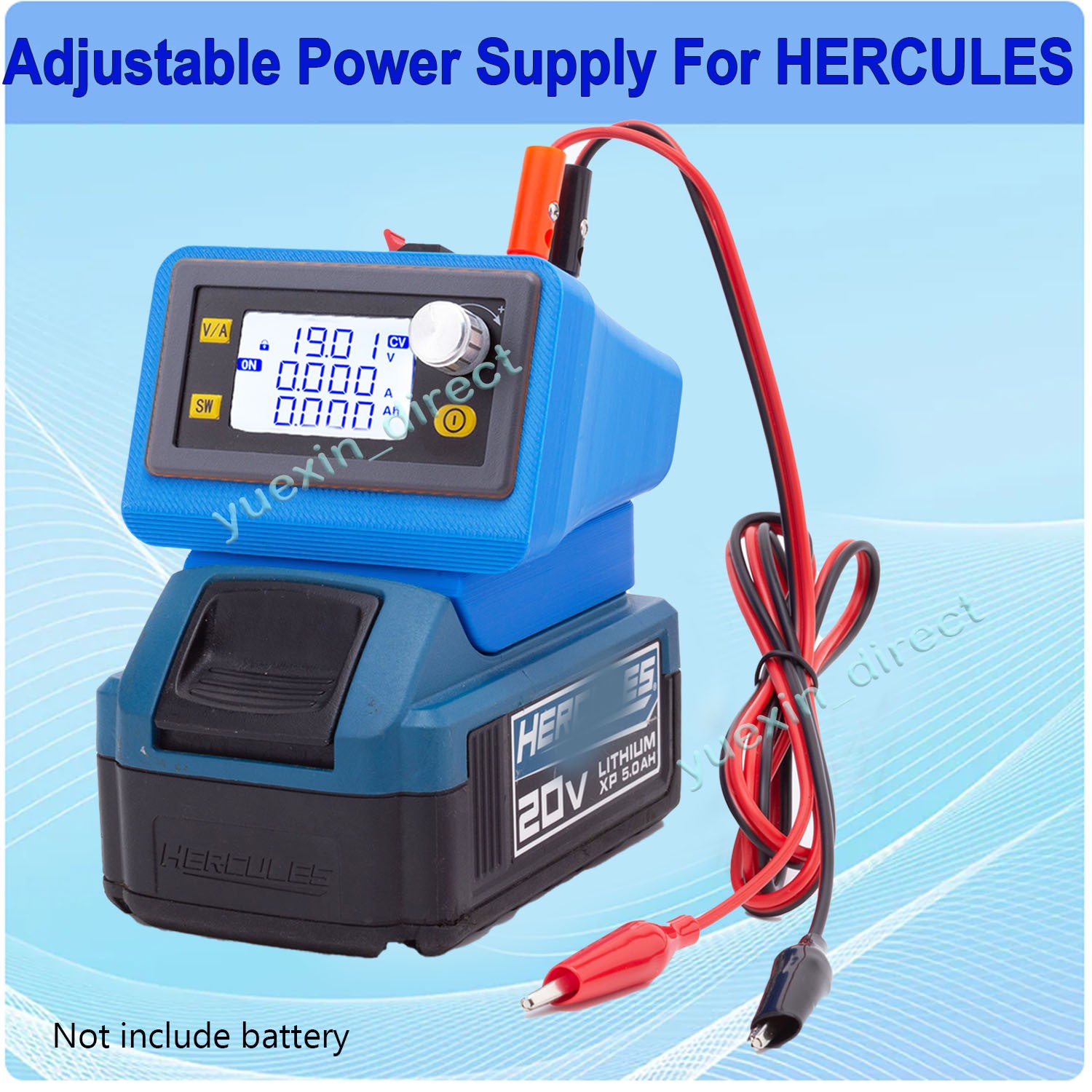 Adjustable Power Supply Voltage Power Supply For Hercules 20V Battery Operated