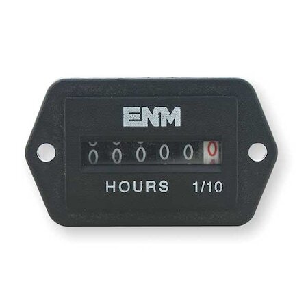 Enm T41e45 Dc Hour Meter,6-Digit,2-Hole Rectangular