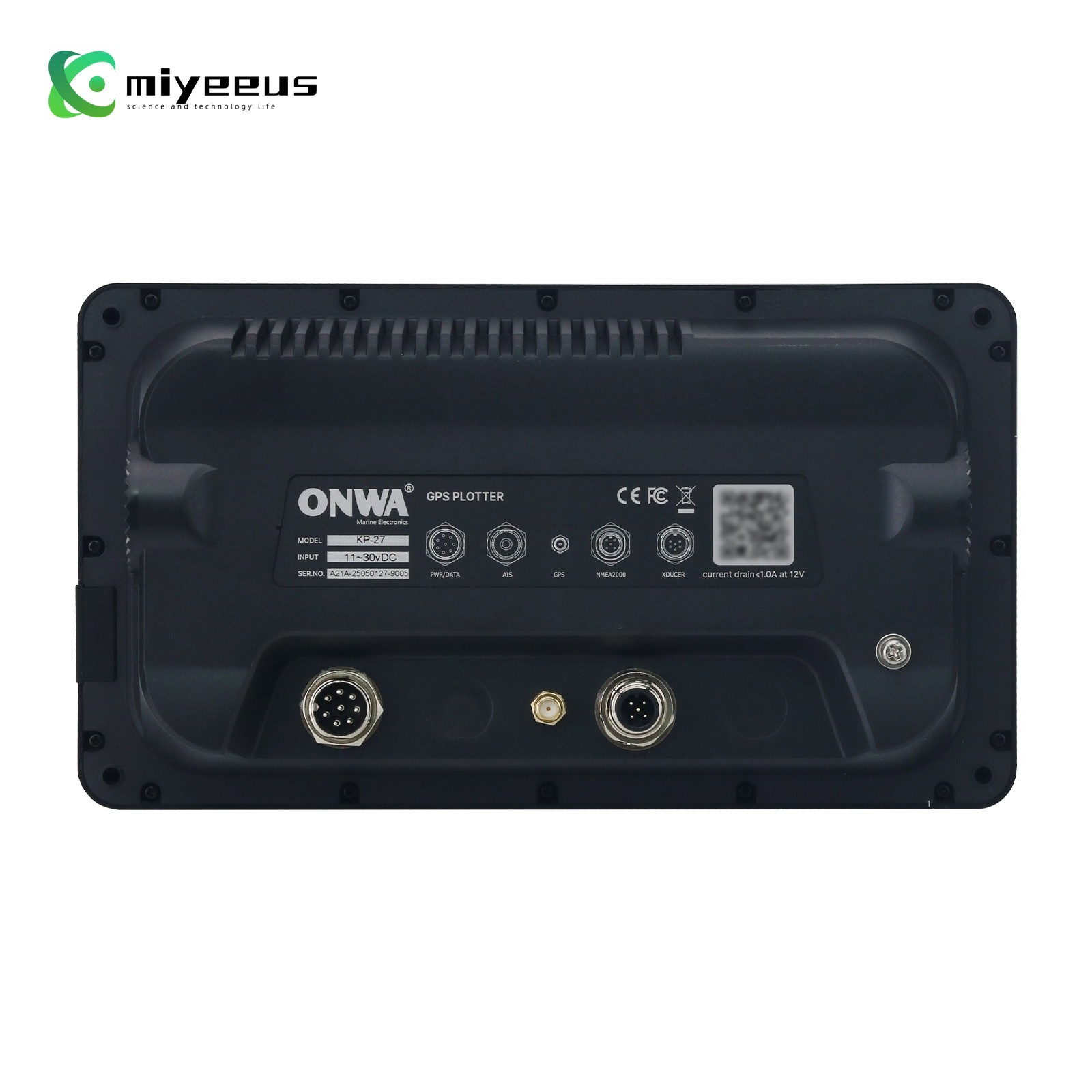 ONWA KP-27 GPS Chart Plotter Marine Chartplotter 7″ 800*480 w/ GPS Antenna my23