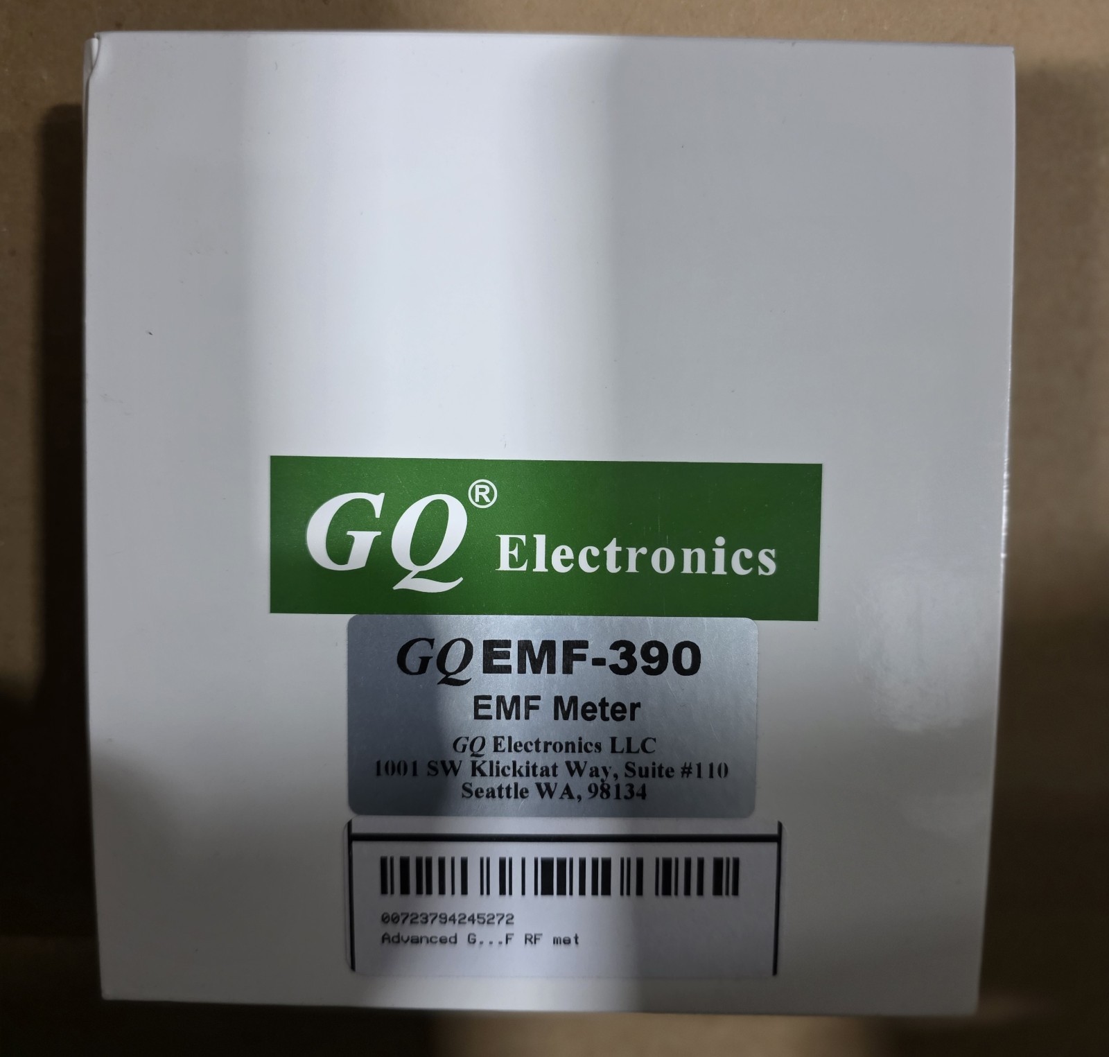 GQ EMF-390 3-in-1 multi-field EMF Meter w/ Spectrum Analyzer Data logger 10GHZ
