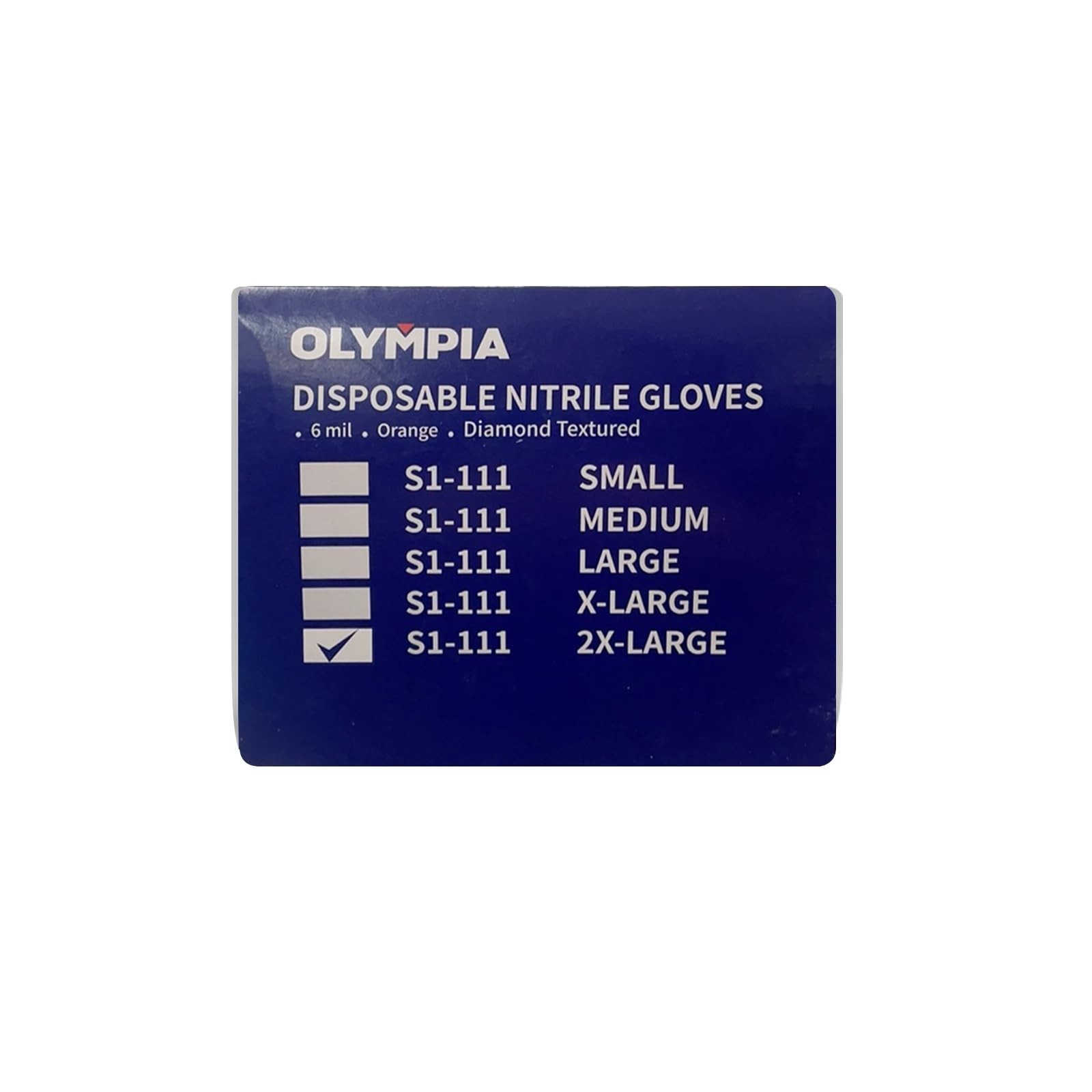 NORTHSKY Olympia Disposable Nitrile Gloves, 6 mil, Diamond, Black or Orange 1…