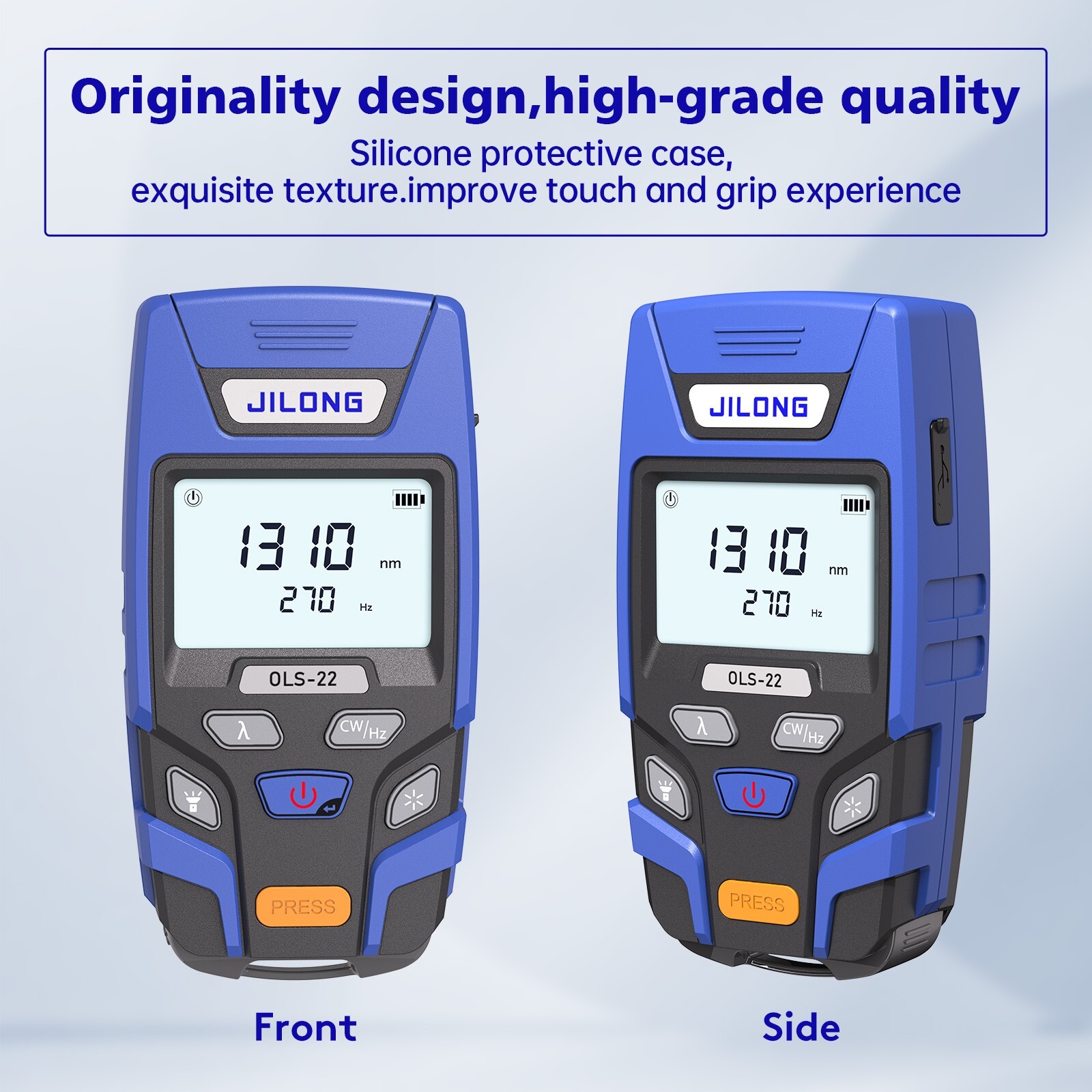 FTTH Fiber Tester Jilong OLS-22 Fiber Optical Light Source SM,MM,PON W/LED Light