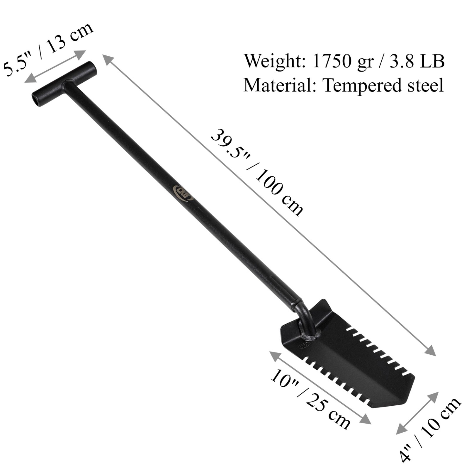 CKG Metal Detecting Shovel Digging Tool Knife Pouch Digger Detector Finds Set