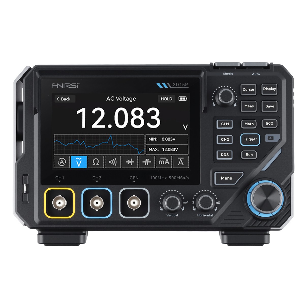 FNIRSI 2D15P Touchscreen Digital Oscilloscope Multimeter Signal Generator ..