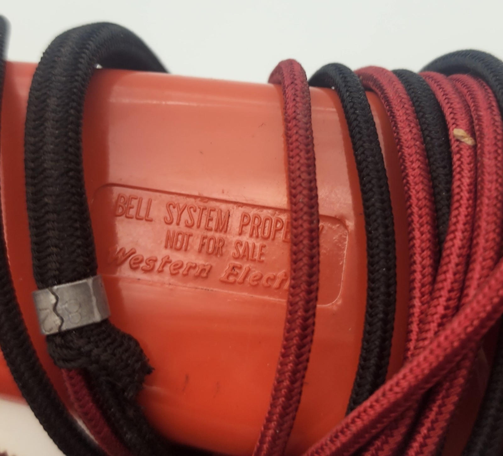 Vintage Lineman Western Electric Telephone Phone Test Bell Systems Tester Orange