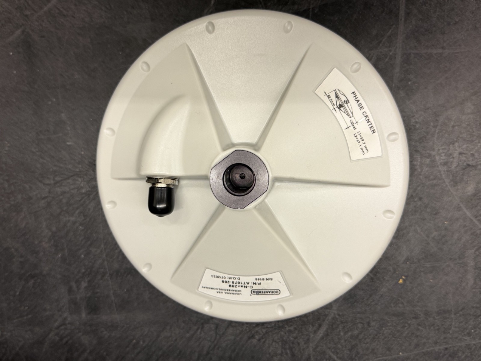 Oceaneering C-Nav289 Marine GNSS Antenna AT1675-289 Offshore Survey GPS