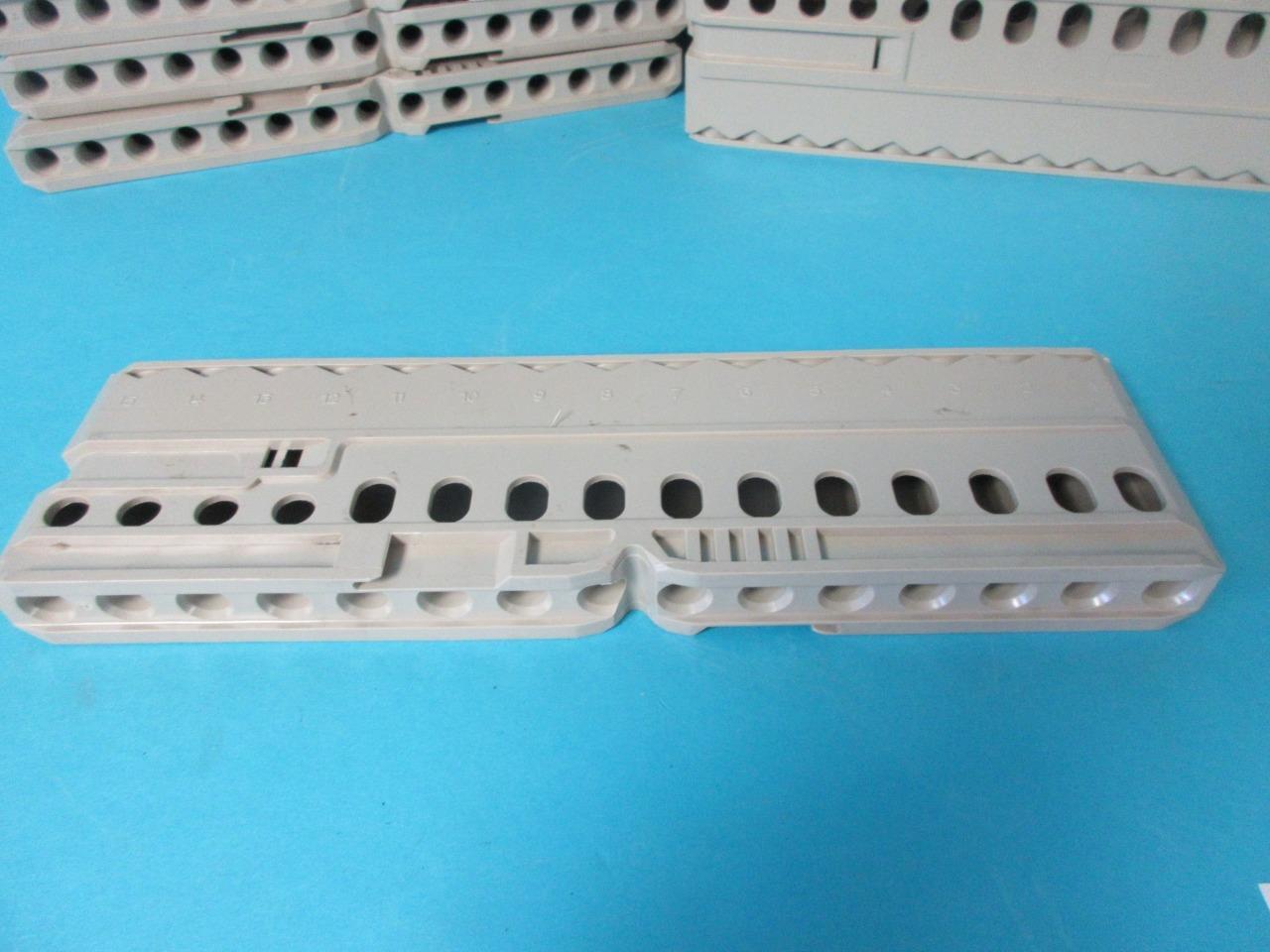 Lot of 20 15-Slot Gamma Counter Detector Rectangular Sample Vial Rack Beige