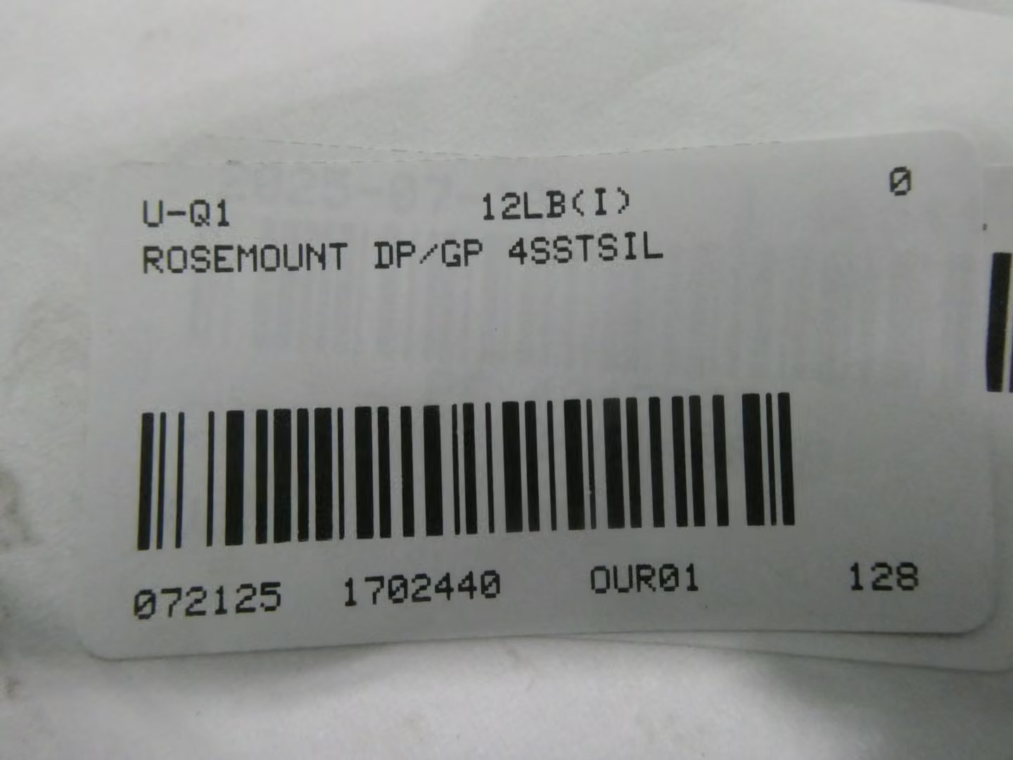 Rosemount 1151DP4S22S2B4M1L4 Pressure Transmitter 45v-dc -89–36in-h2o