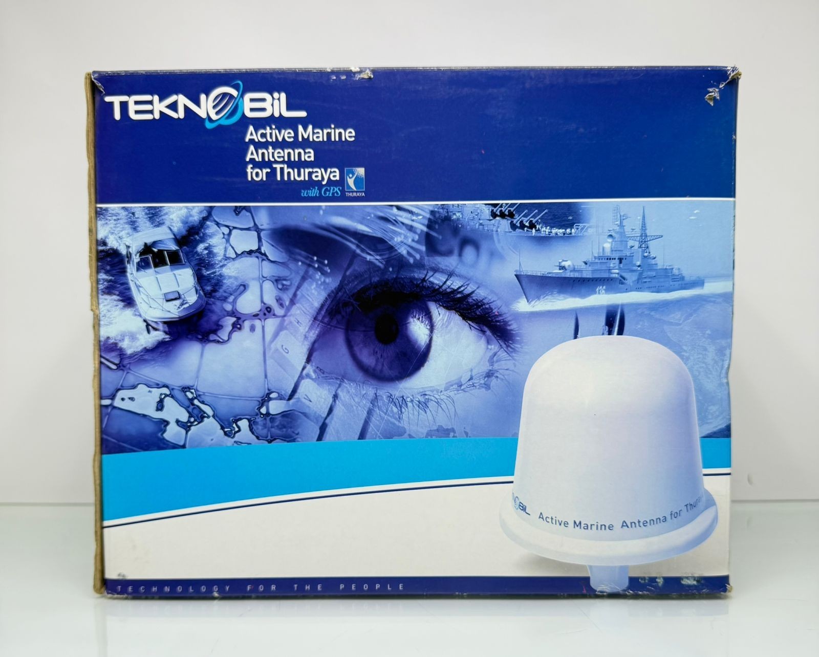 Thuraya Marine Teknobil Satellite Antenna with GPS / Teknobil Antenna