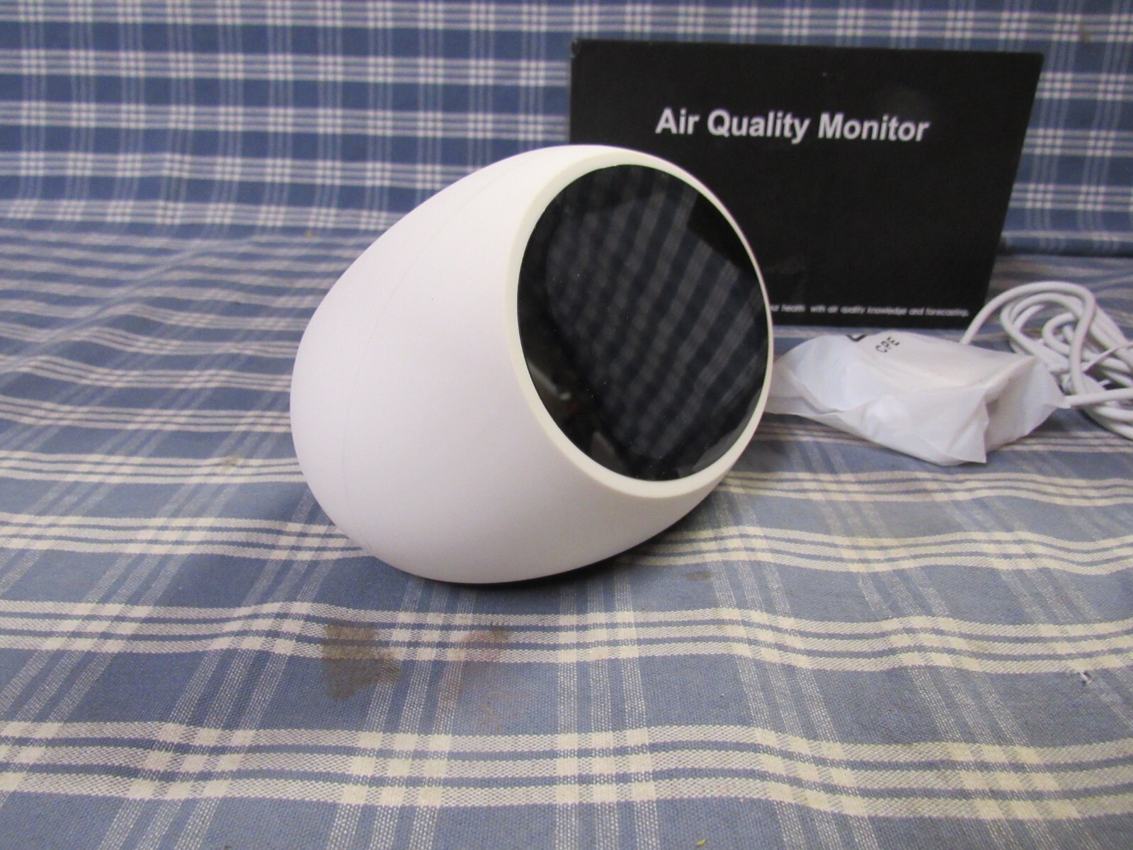 Rozoroo 12-in-1 Portable Air Quality Monitor CO2 PM1.0 HCHO (Open Box) FREE SHIP