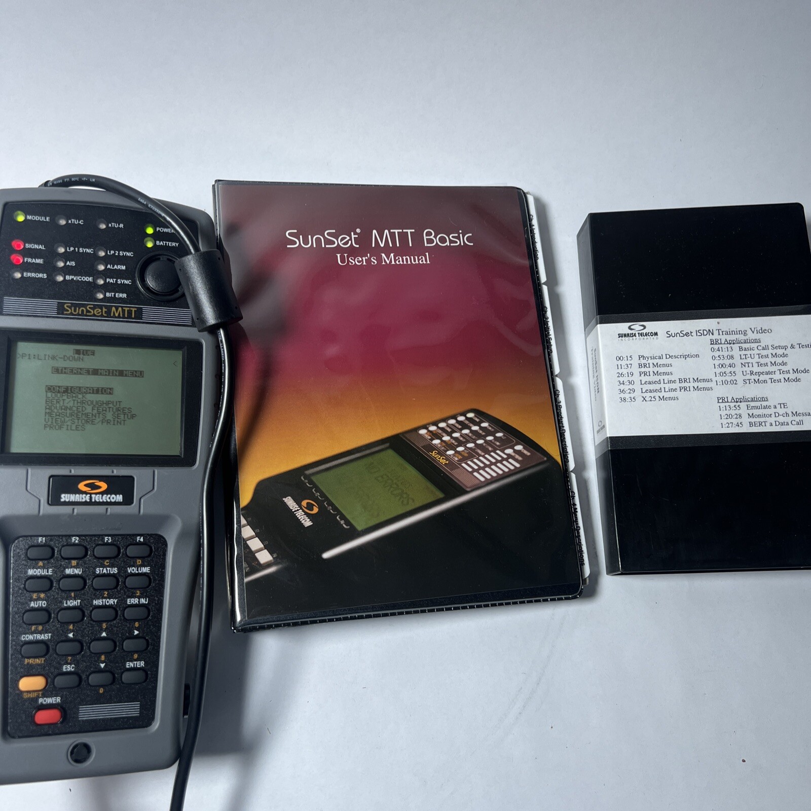 Sunrise Telecom Sunset MTT Cordless Tester