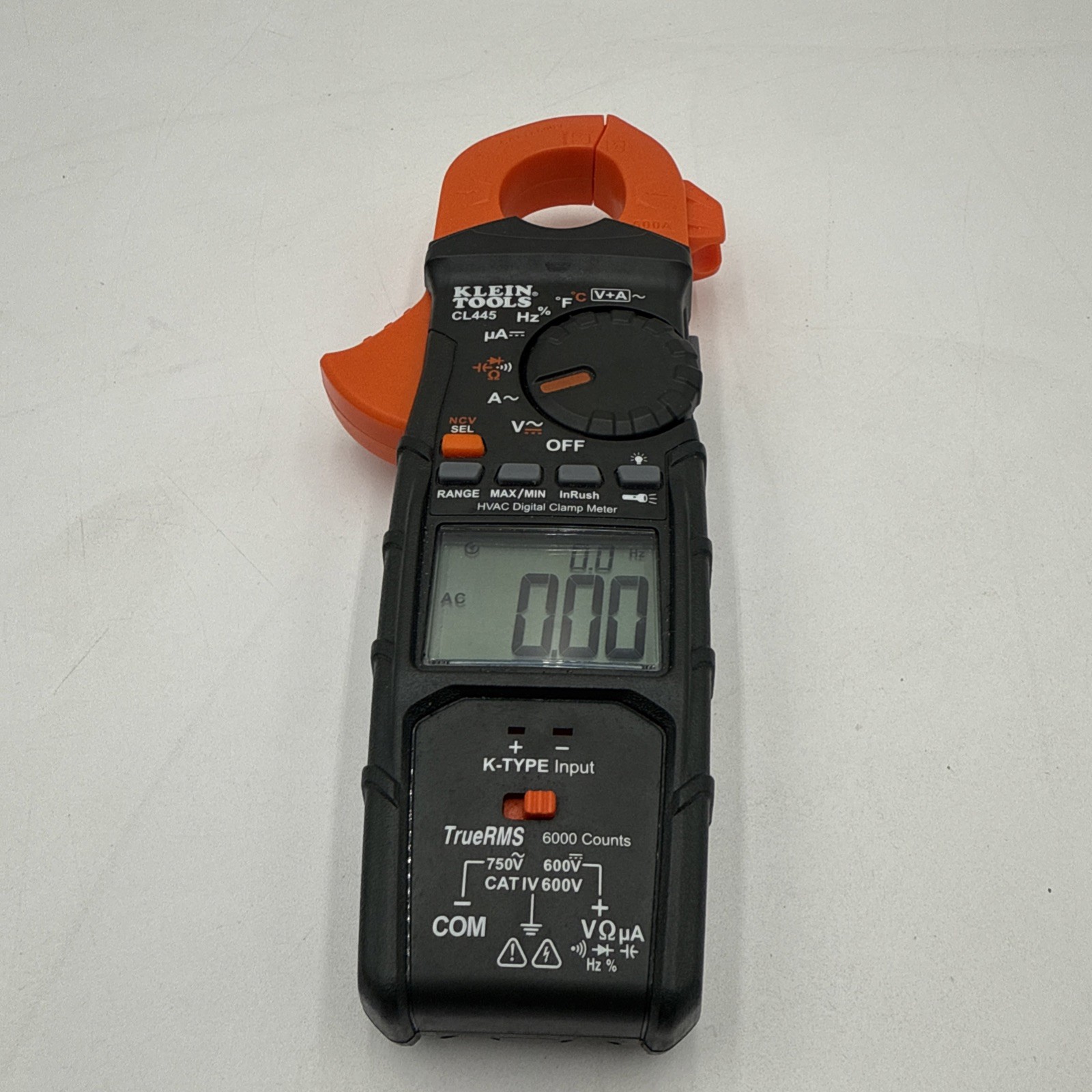 Klein Tools CL445 HVAC Clamp Meter, Auto-Ranging TRMS, NCVT, Measures Voltage