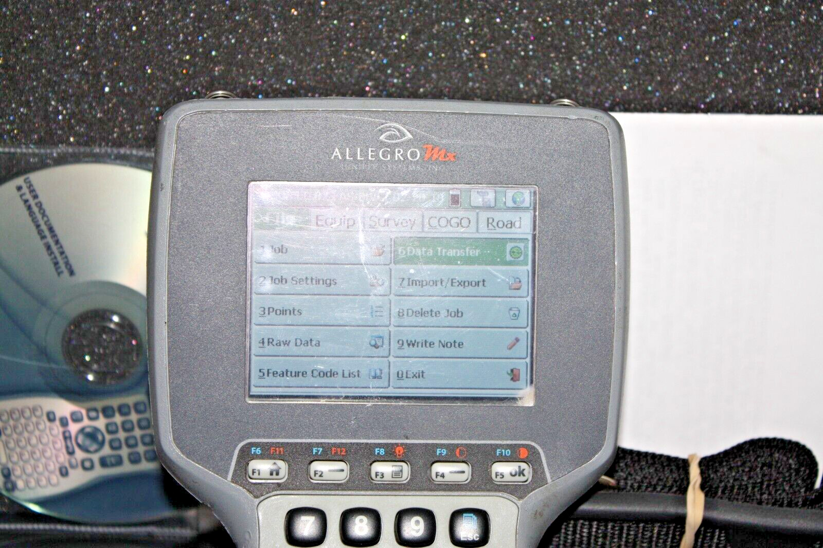Juniper Systems Allegro MX Handheld Data Collector with Carlson SurvCE 2.62