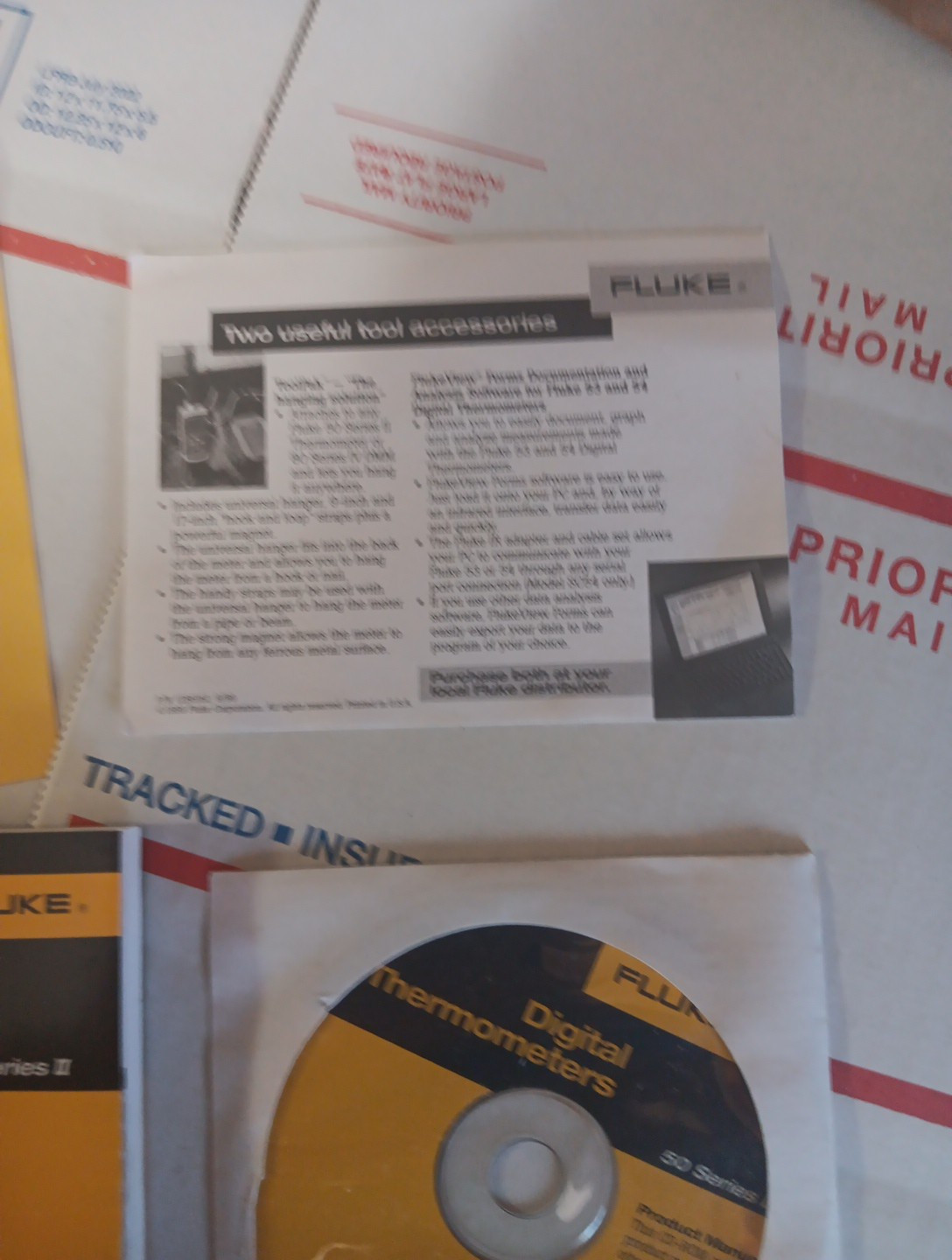 FLUKE 51-54 Series II Thermometer ‘User’s Manual’ English Version
