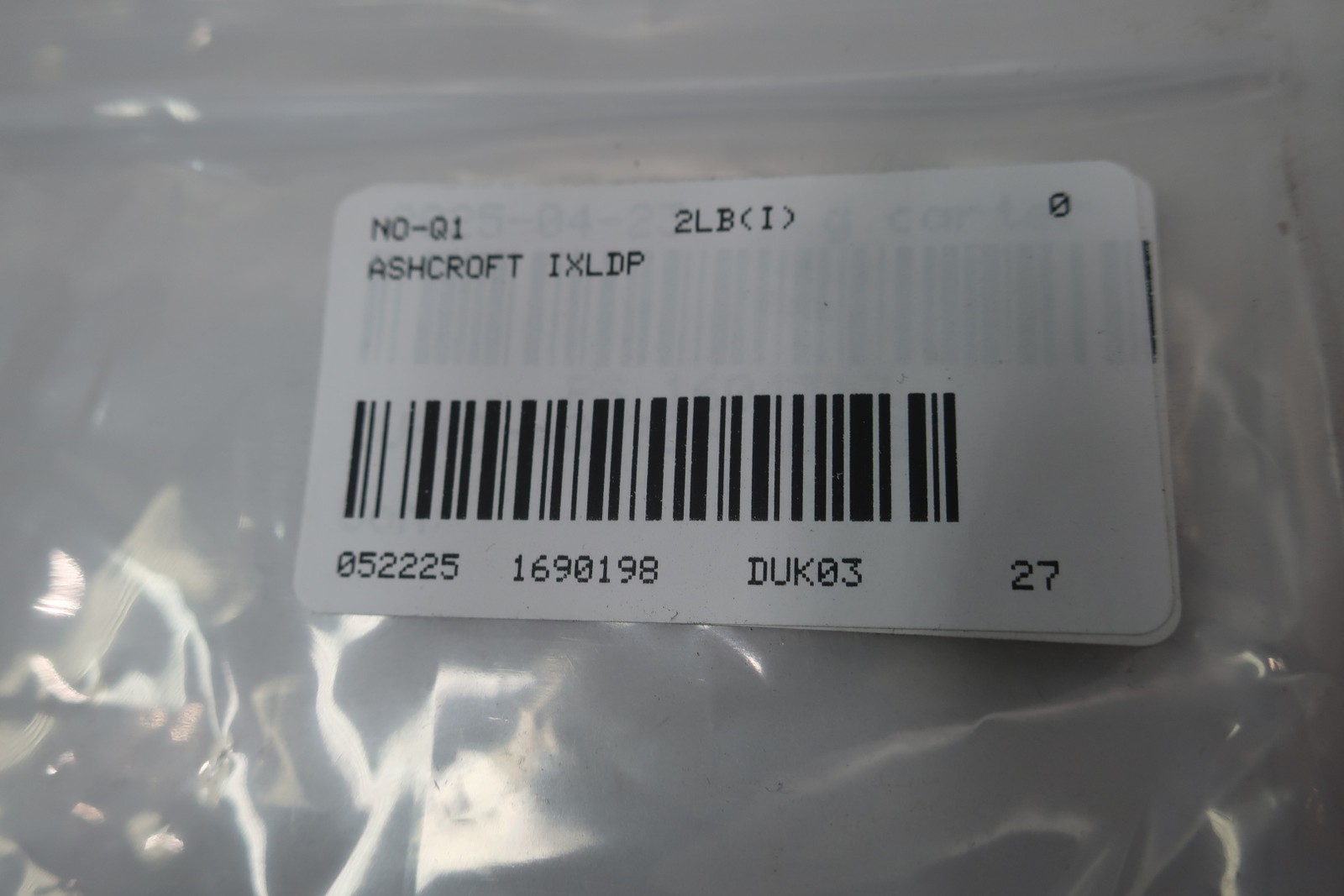 Ashcroft IXLDP Differential Pressure Transmitter 0-200in-h2o 12-36v-dc
