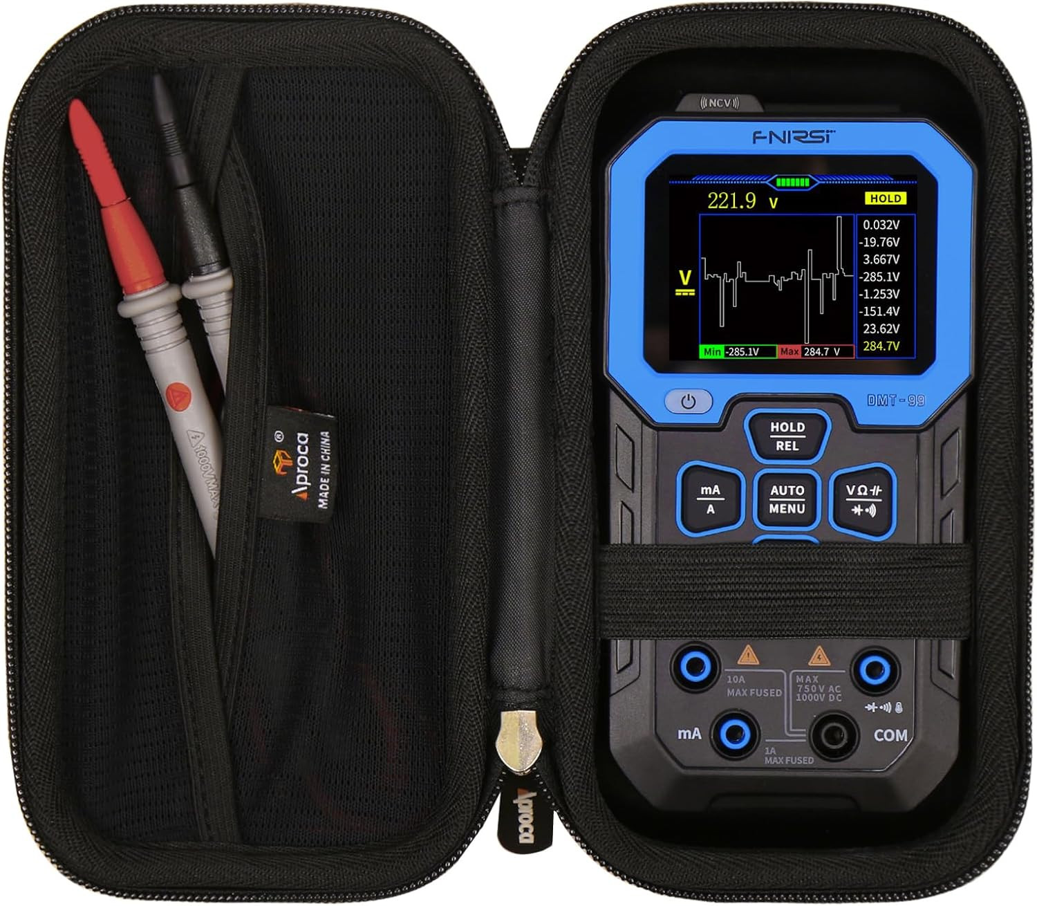 Portable Hard Storage Case, for FNIRSI DMT-99 Digital Multimeter 9999 Counts …