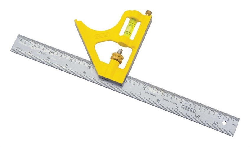 Stanley 12 in. L X 3 in. H Steel English Combination Square