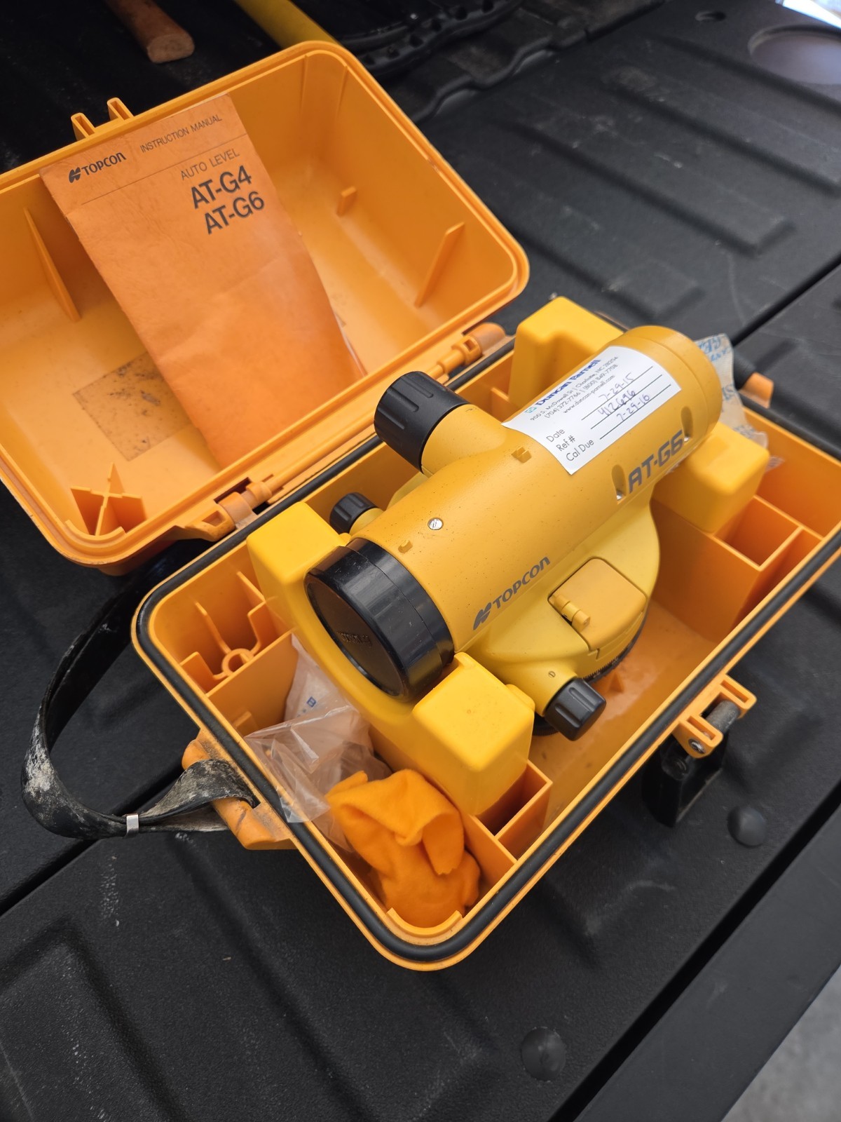 Topcon AT-G6 Automatic Level Surveyor Untested