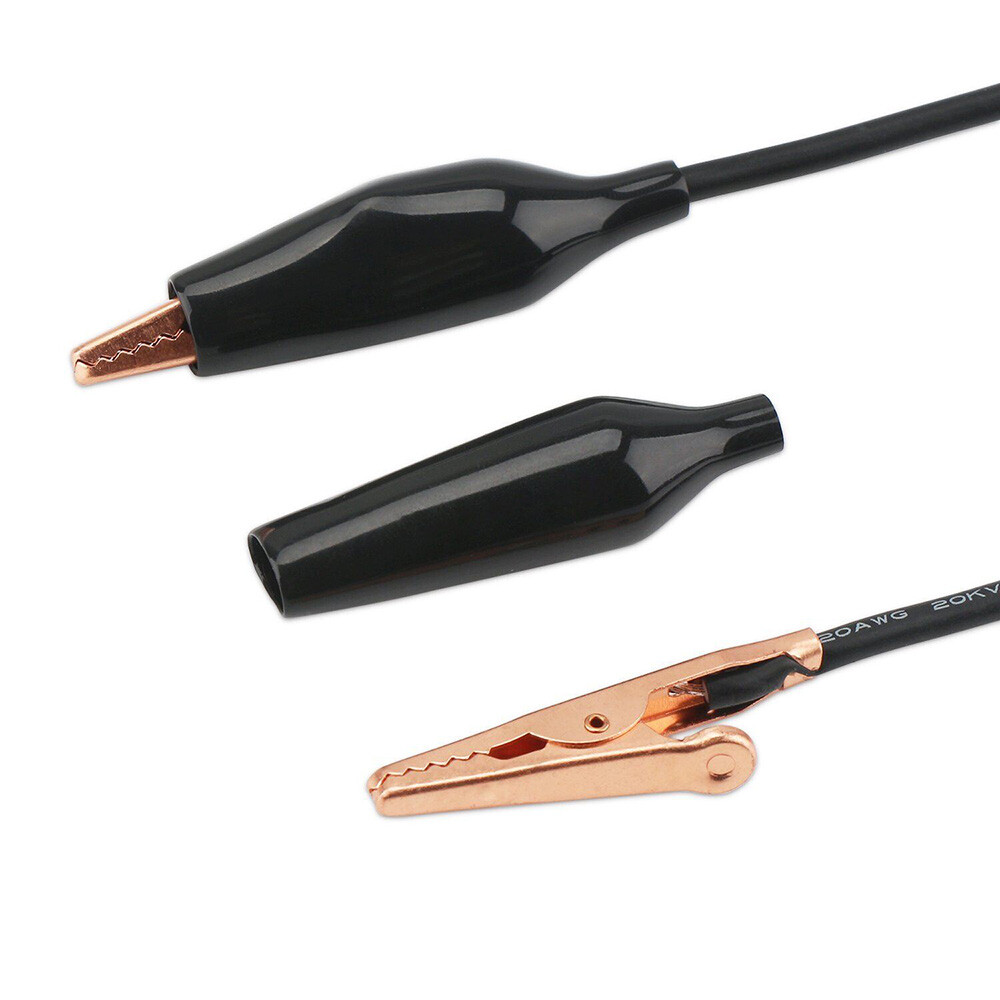 6/12PCS Double Ended Alligator Crocodile Clip Cable Electric Connector Test Wire