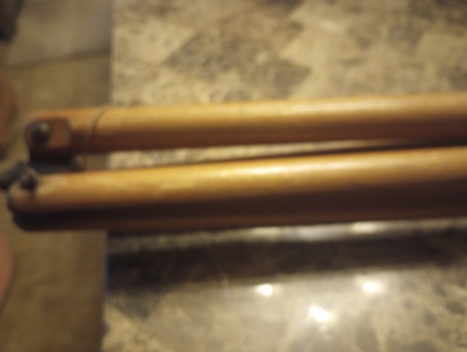Surveyors Solid Wood And Brass Turn Of The Century Tripod/Solid Brass Plumb Bob