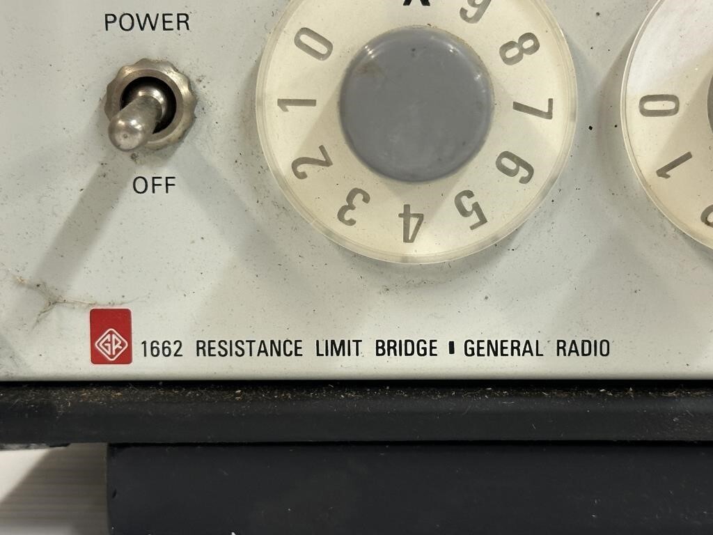 General Radio 1662 Resistance Limit Bridge NO WAY TO TEST!!