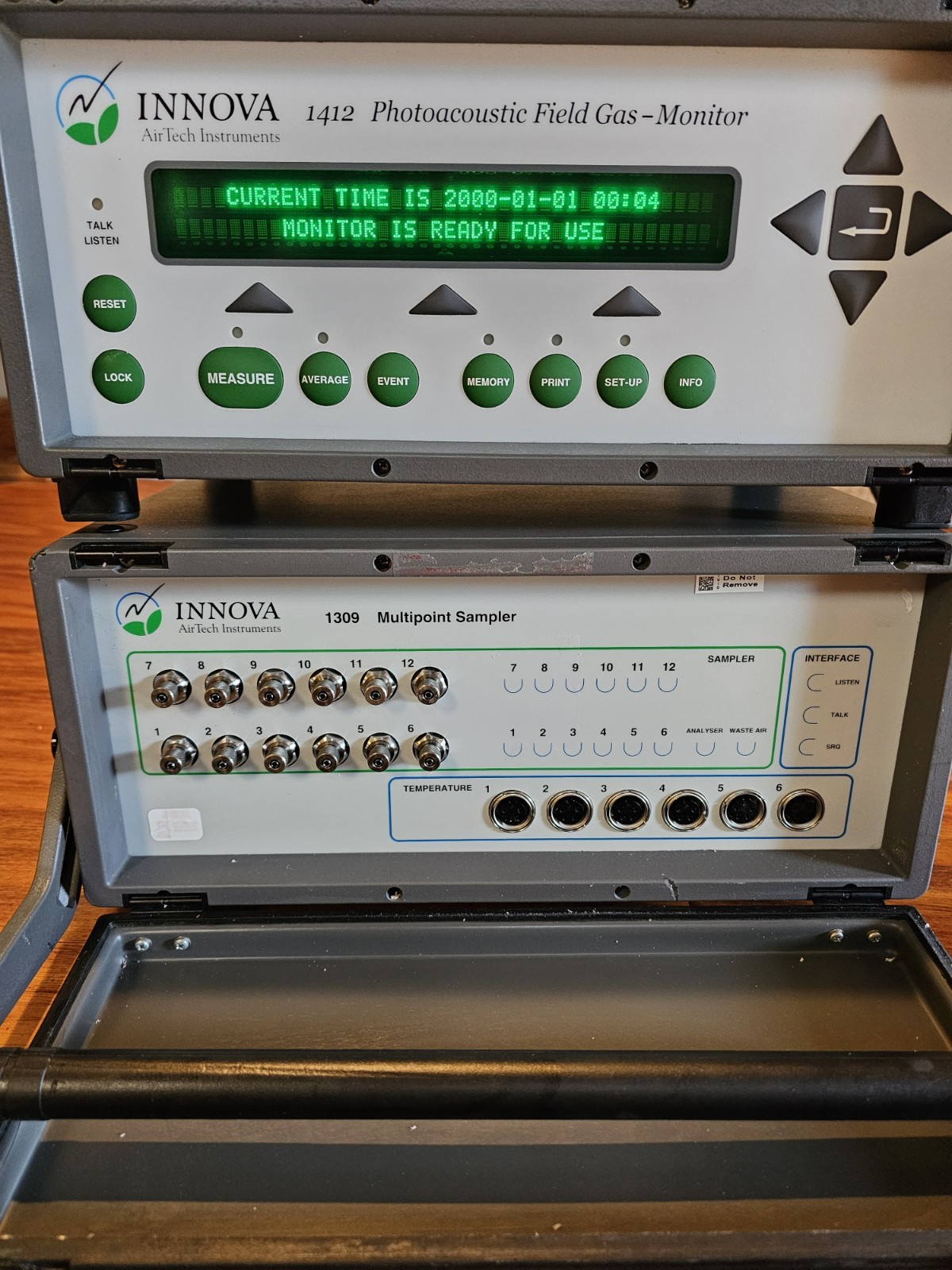 LUMASENSE Photoacoustic Monitor INNOVA 1412 + INNOVA 1309 Multipoint Sampler