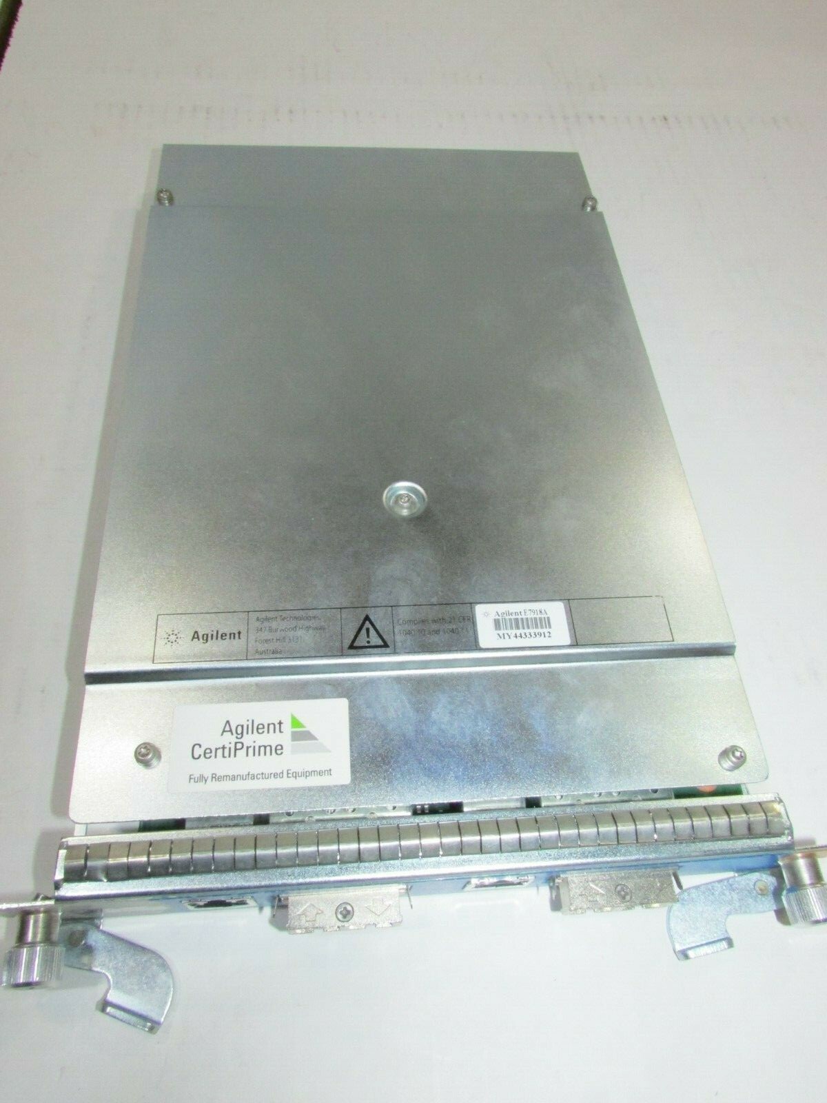 Agilent N2X E7918B 2 PORT 10/100/1000 Ethernet XR Test Card (GBIC/RJ45)