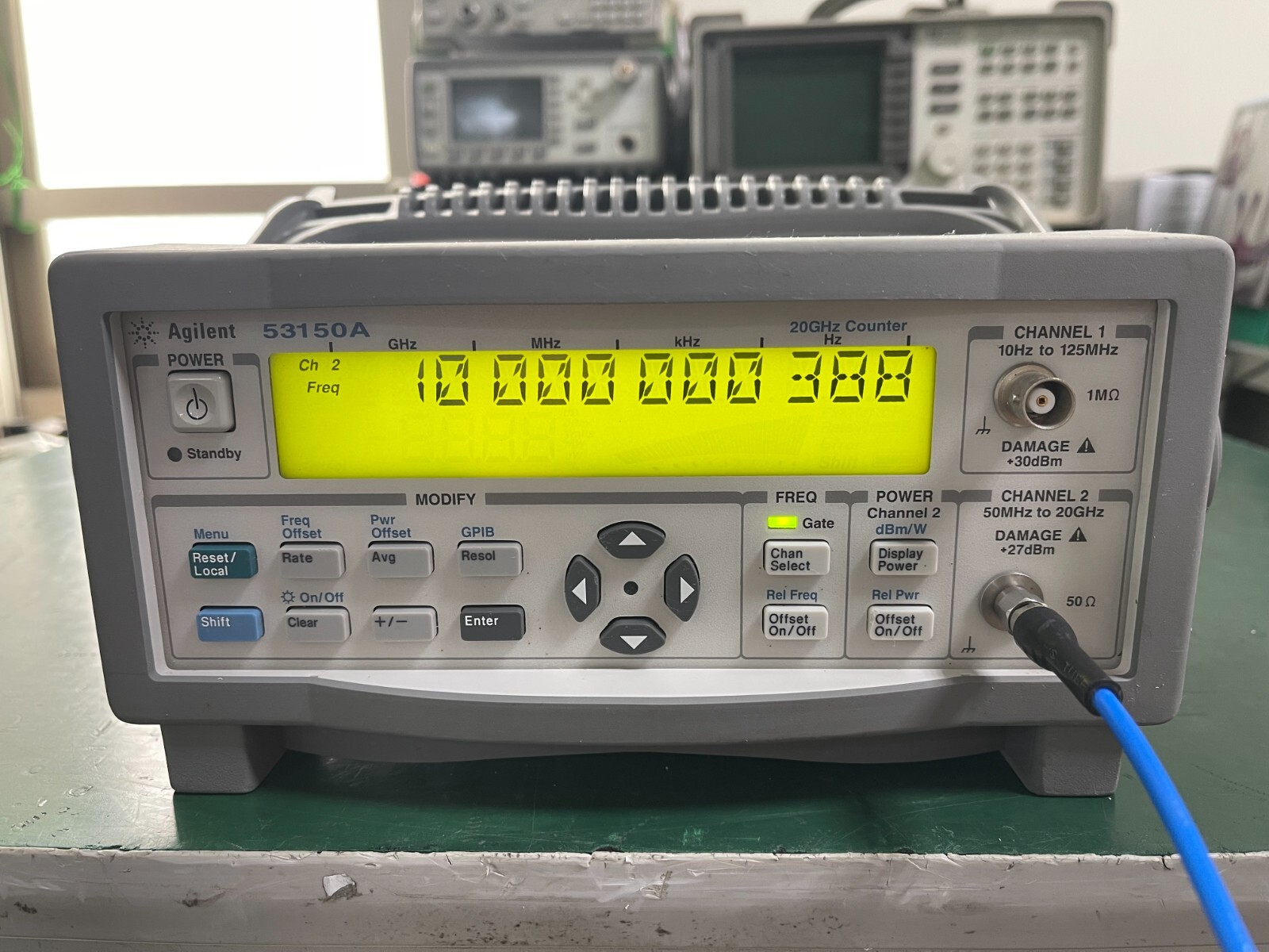 Agilent Keysight 53150A 10Hz-20GHz CW Microwave Frequency Counter _1097