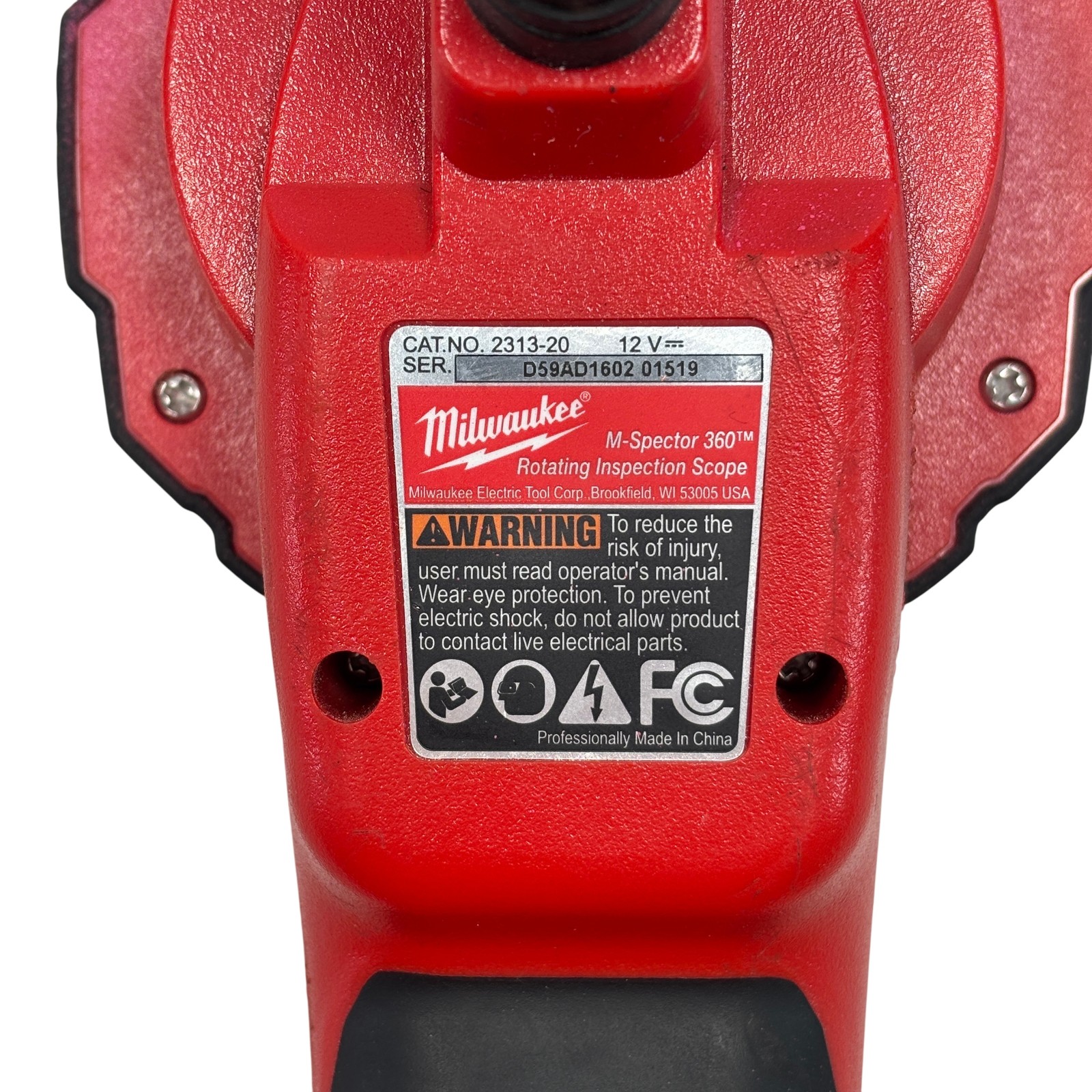 Milwaukee 2313-20 12V Cordless M-SPECTOR 360 Rotating Inspection Scope Camera