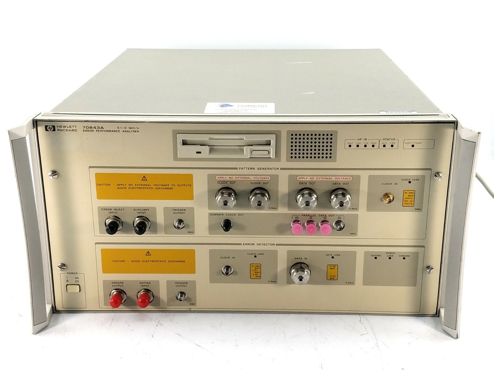 Keysight 70843A Error Detector System, 0.1 Gb/s to 12 Gb/s