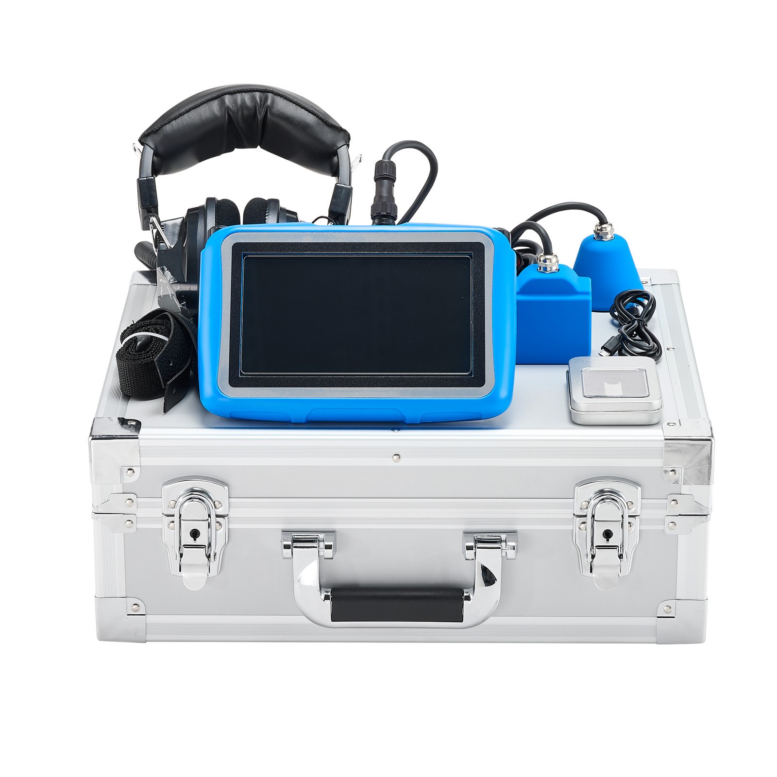 Uimoso Pipe Water Leak Detector 1Hz-10000Hz Range and 7″ Touchscreen, 2 Sensors