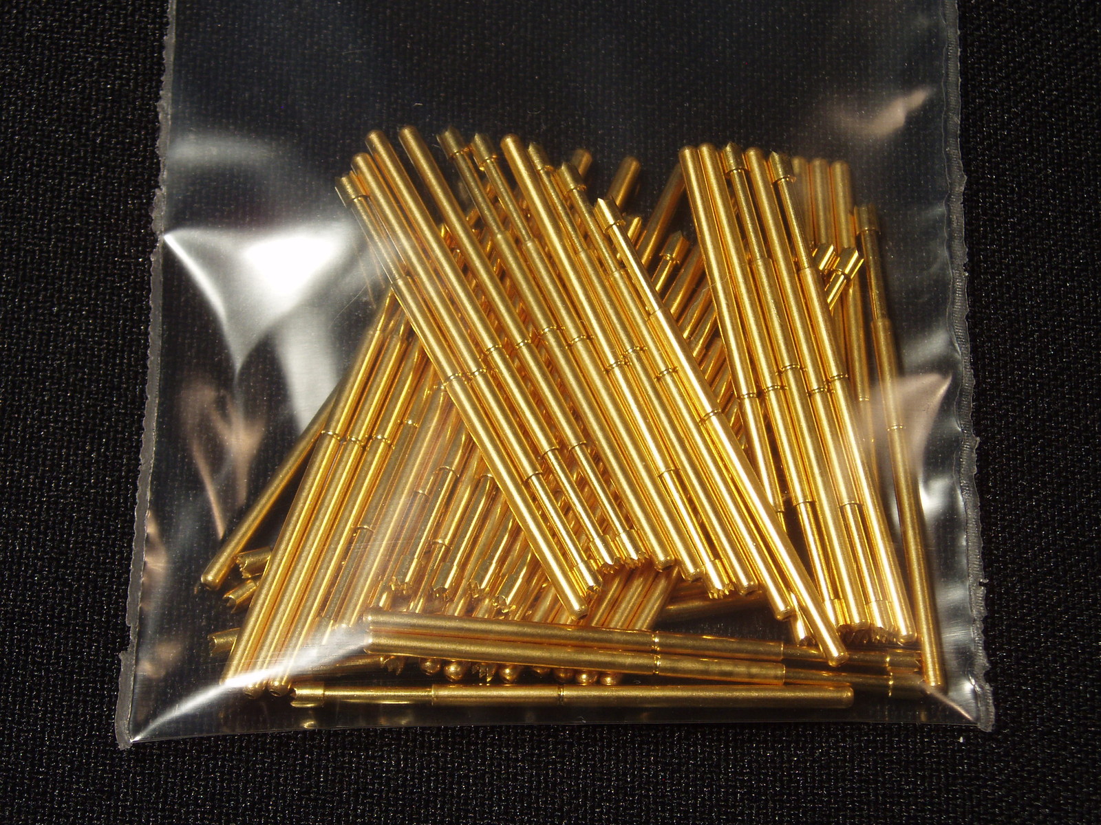 Qty 50: Top Quality IDI Spring Test Probe 24K Gold Pltd S-100 Pogo USA SELLER
