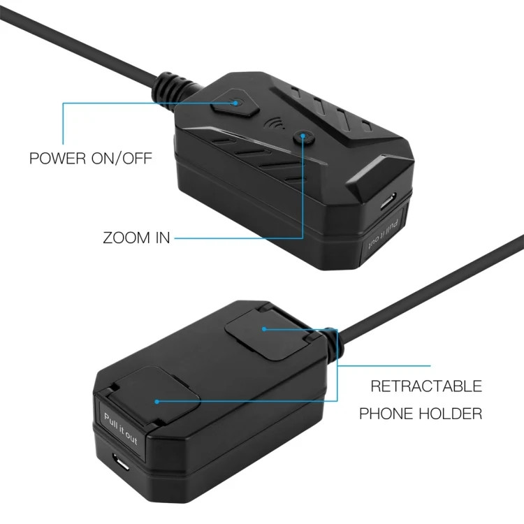 F230 IP68 Waterproof Autofocus WIFI Endoscope Inspection Camera, Length: 5m, Len