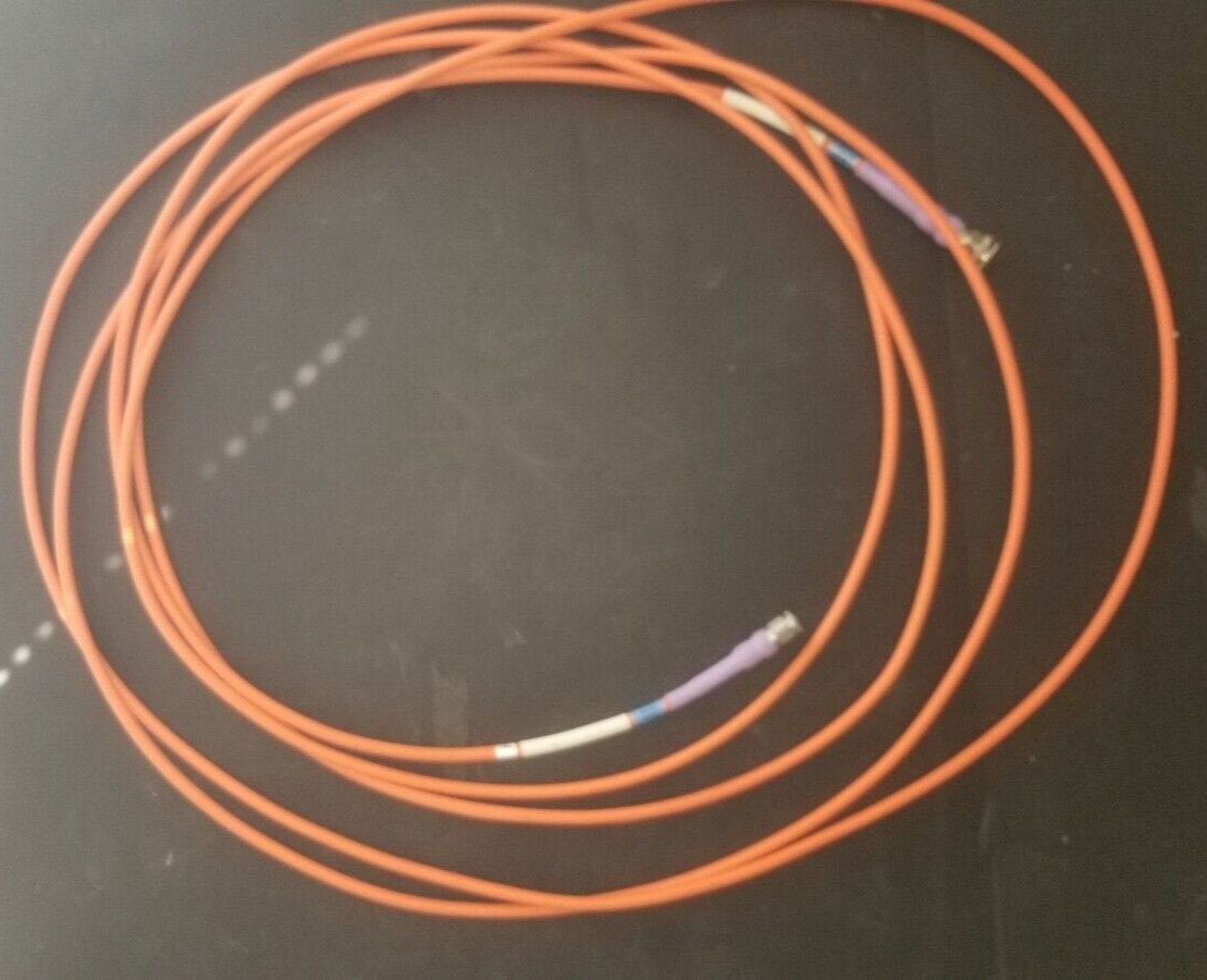 Low Loss RF Cable SMA M-M 4 ft long 18GHz 0.210 inch dia Utiflex UFA210B 4pcs.