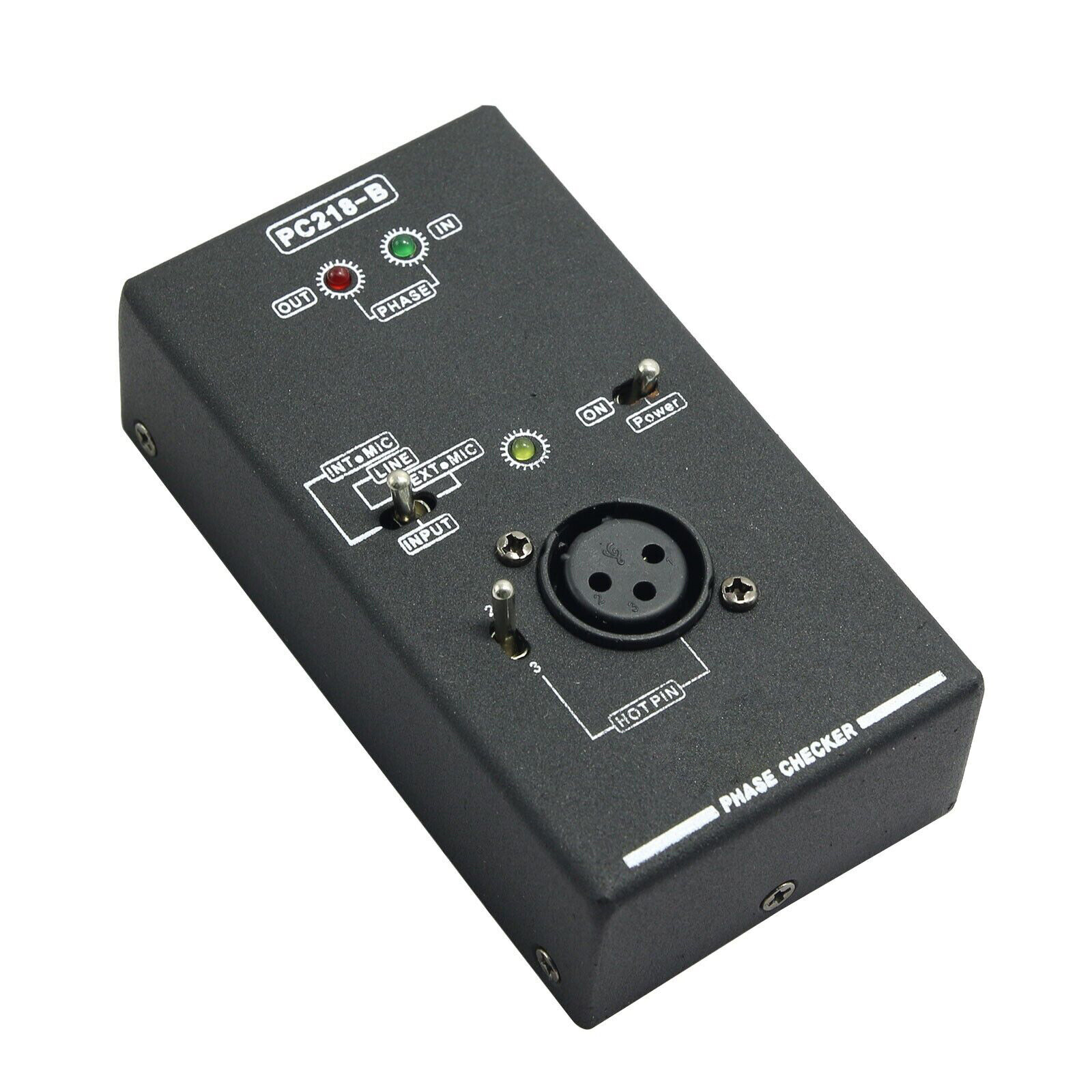 PC218 Phase Polarity Tester Checker Detector Audio Speaker Mic Sound Testing US