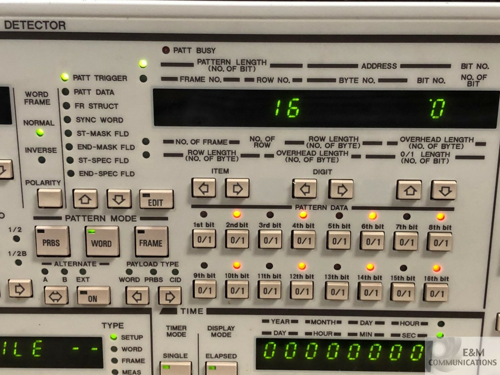 D3286 ADVANTEST DIGITAL TRANSMISSION TESTER 12GB/S ERROR RATE DETECTOR (4)