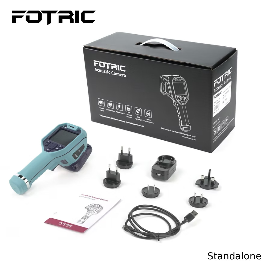 FOTRIC TD2e Acoustic Imaging Camera Gas Leak Detector PD Noise Source Locator