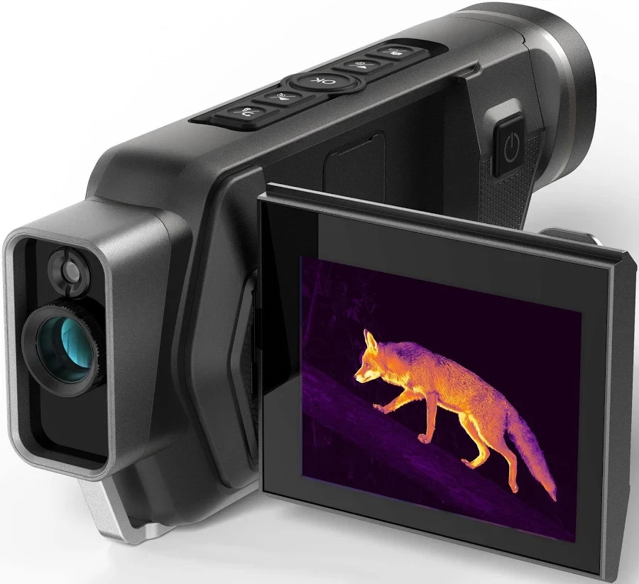 Teslong 2 in 1 Thermal Monocular Thermal Imaging Camera 3.5″ for Hunting Travel