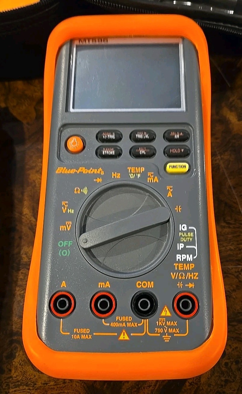 Blue-Point Tools Multimeter MT596 w/ Wire Leads in Soft Case