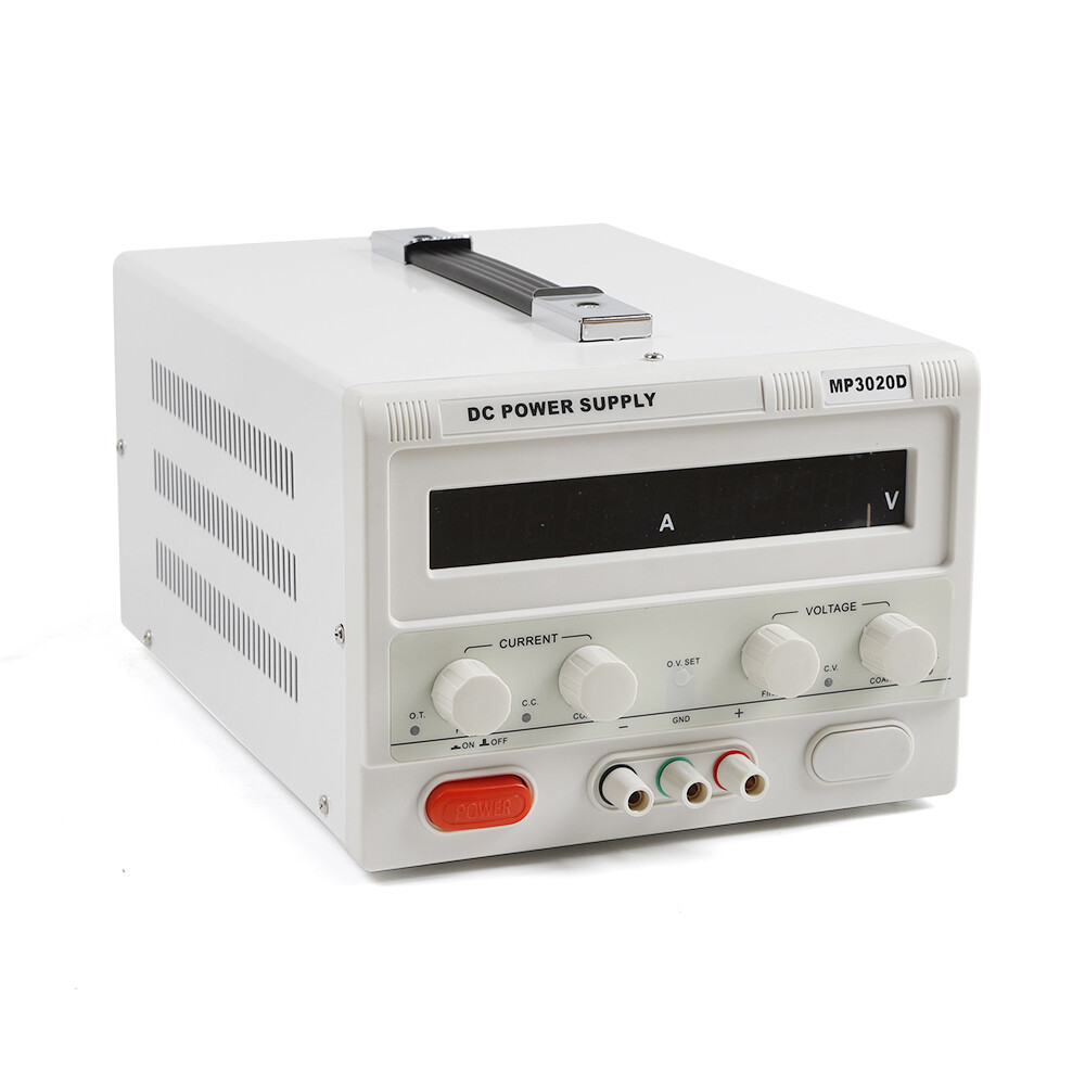 MP3020D 30V 20A DC Power Supply Variable Adjustable High Precision Digital Cord