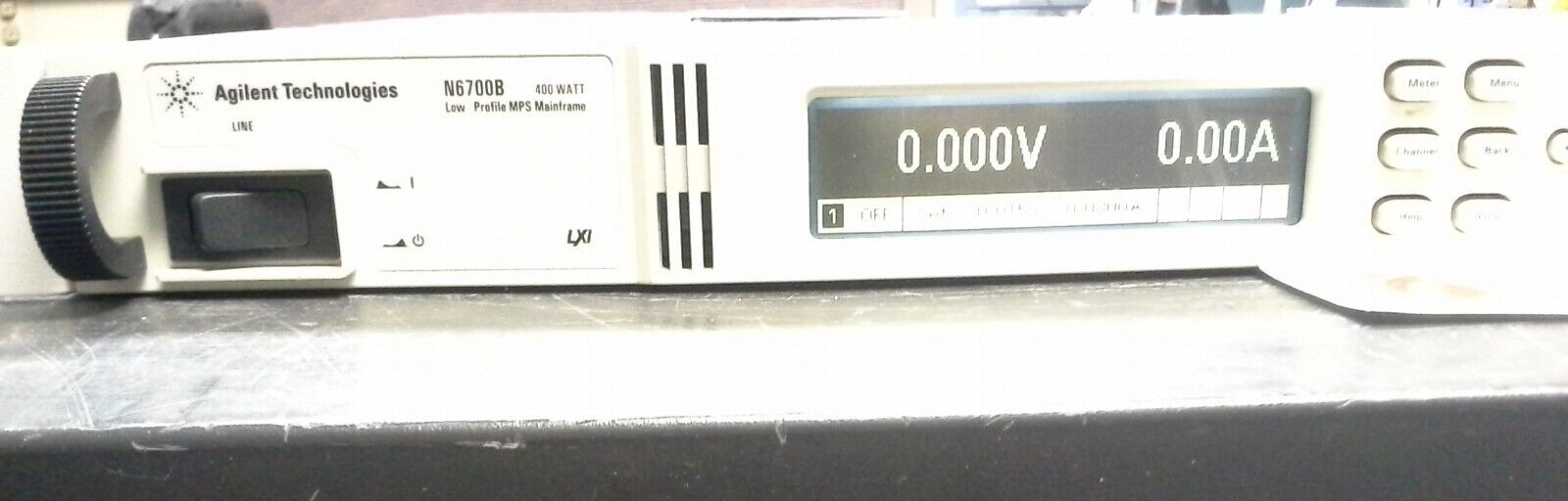 Agilent N6700B Power Supply Mainframe. TESTED OK! 1U height 4 output Ethernet