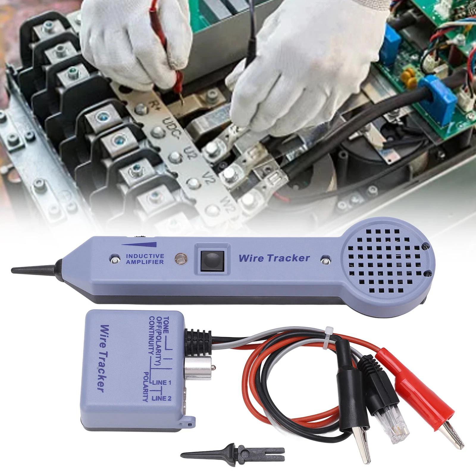New Tone Generator Set Wire Tracer Kit Features LED Indicator Proximity Lighting