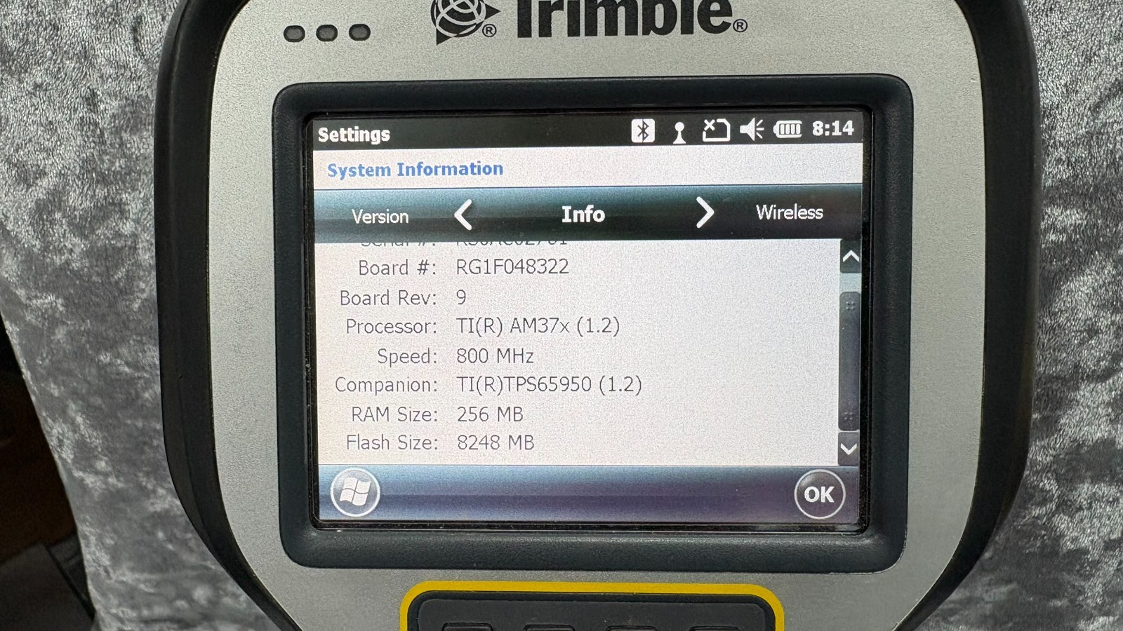 TRIMBLE TSC3 – NO RADIO Carlson SurvCE 6 , Fieldgenius 12 – DATA Controller