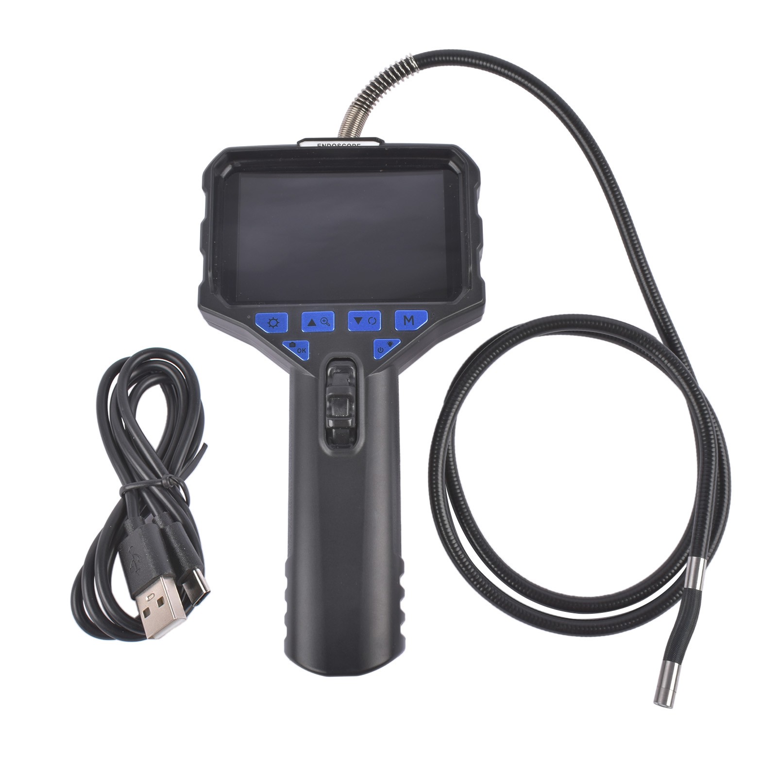 3.3 FT Semi-Rigid HD Video Snake Scope IPS LCD for Automotive Aircraft Mechanics