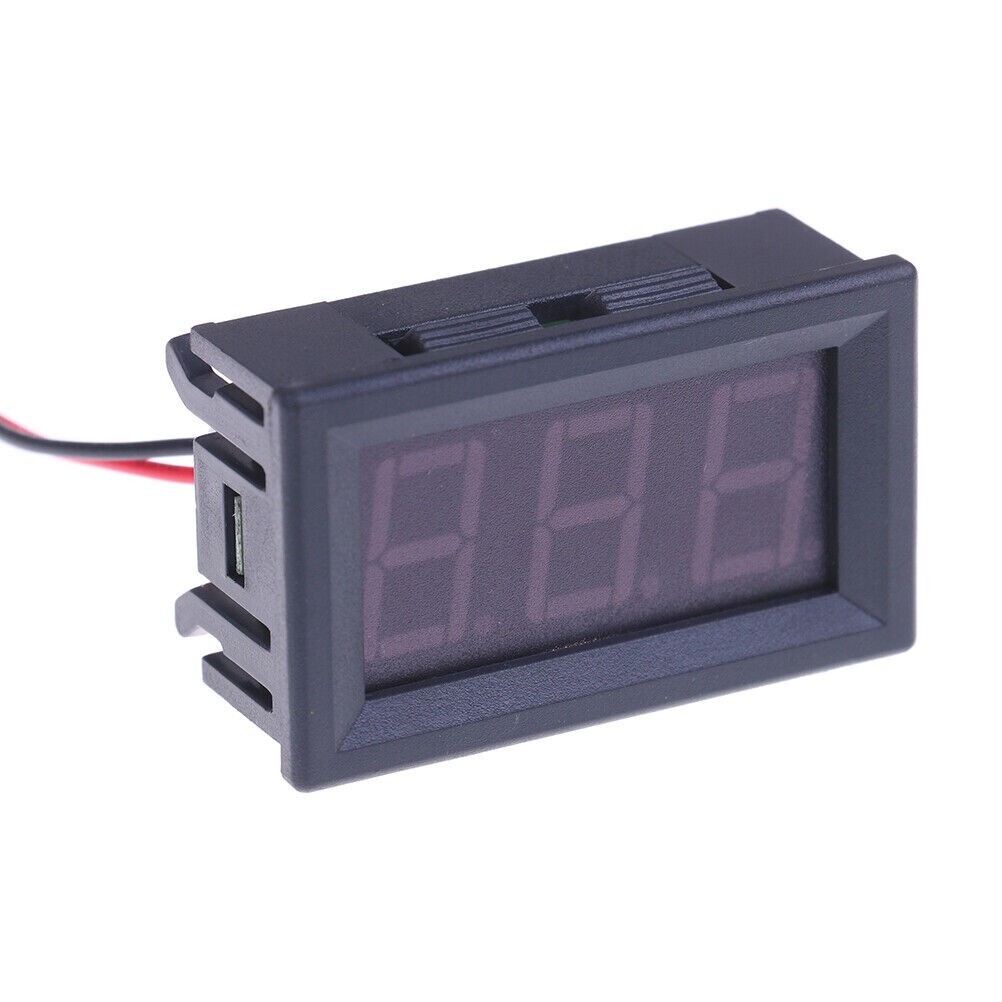 9Pcs, 3 of Each color AC 70-500V digital voltmeter LED display 2 wire volt meter