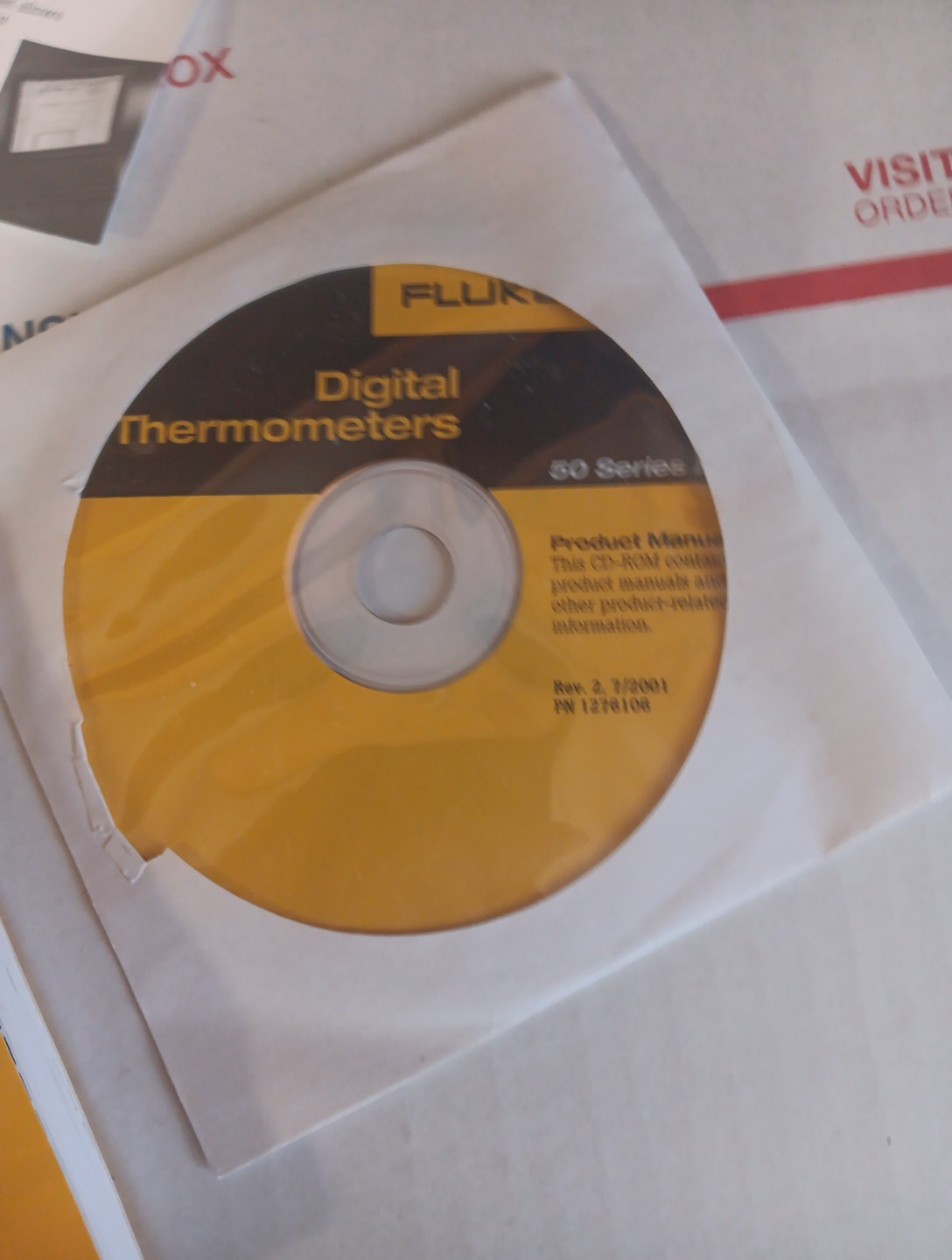 FLUKE 51-54 Series II Thermometer ‘User’s Manual’ English Version