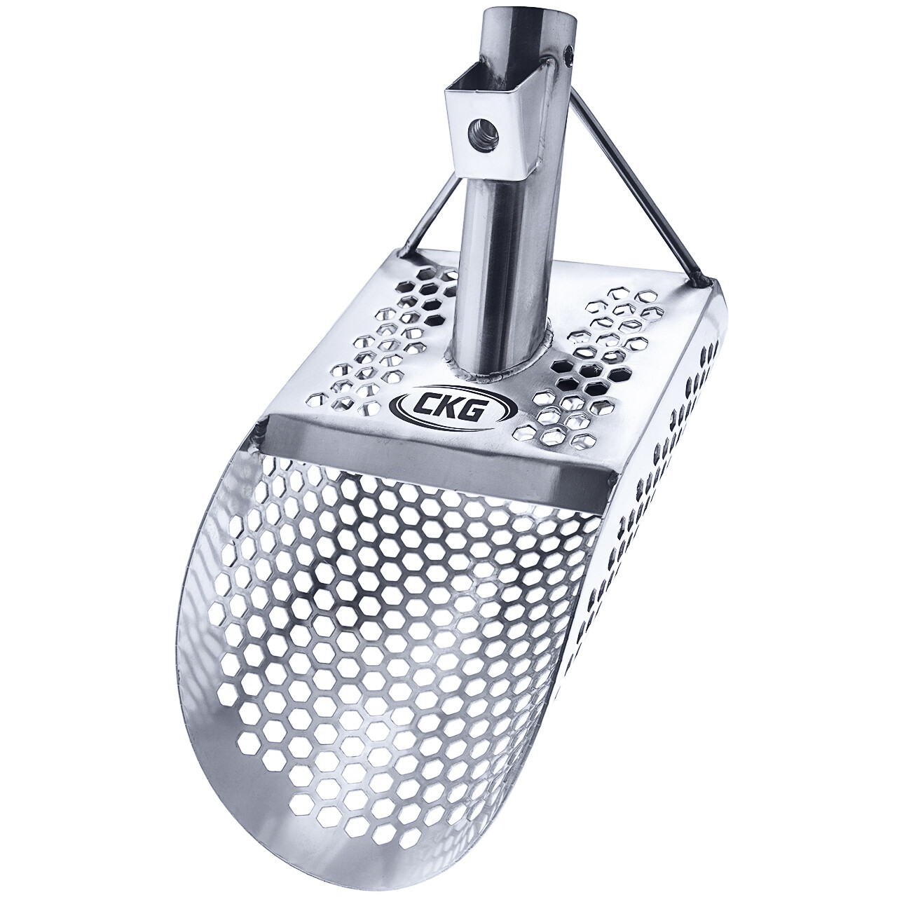 CKG Sand Scoop Metal Detecting Shovel Beach Water Detector Sifting Tool Handle